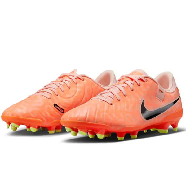 Nike Legend 10 Academy FG/MG Soccer Cleats (Guava Ice/Black) durable shoes