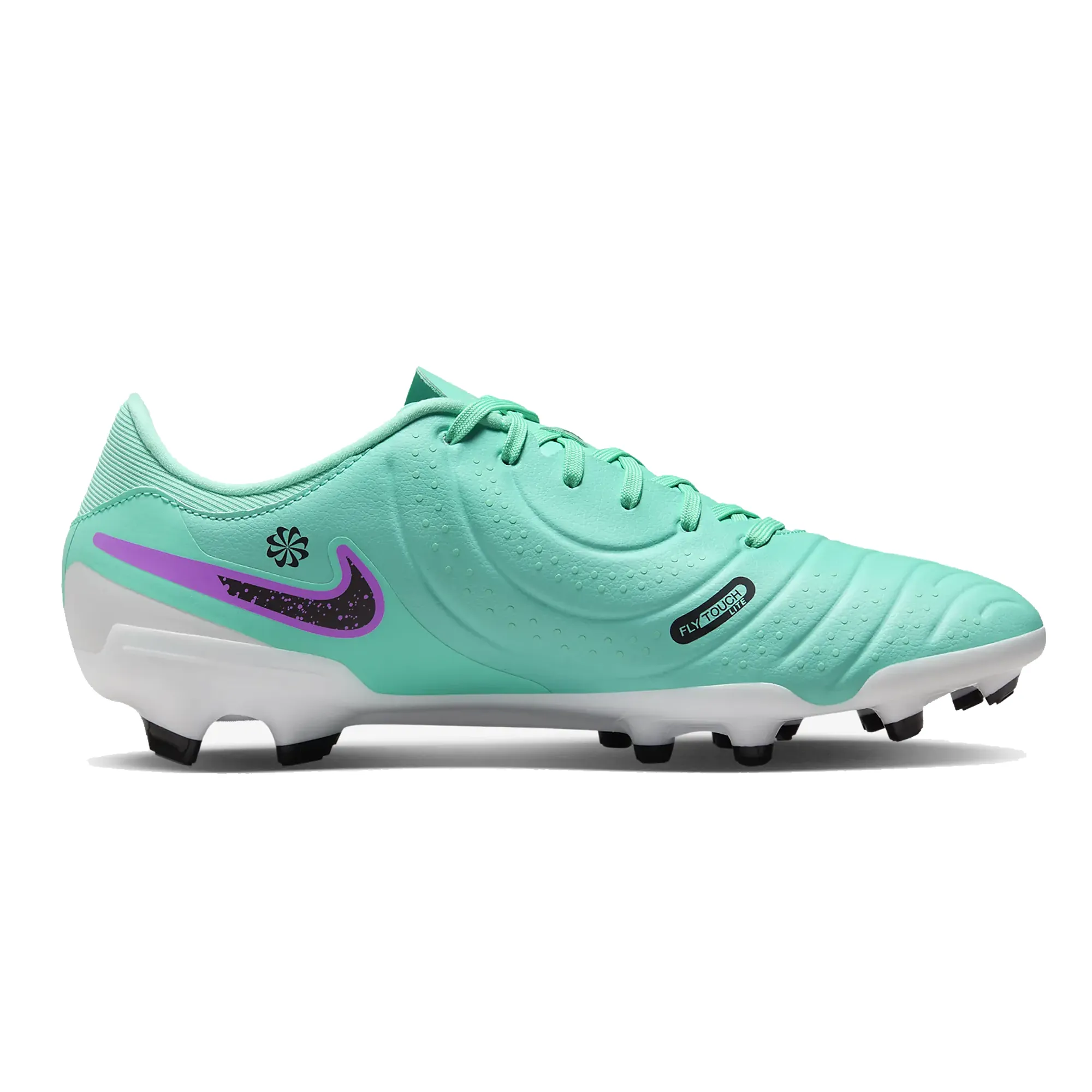 Embroidered kids' shoes Nike Legend 10 Academy FG/MG Soccer Cleats (Hyper Turquoise/Fuchsia Dream)