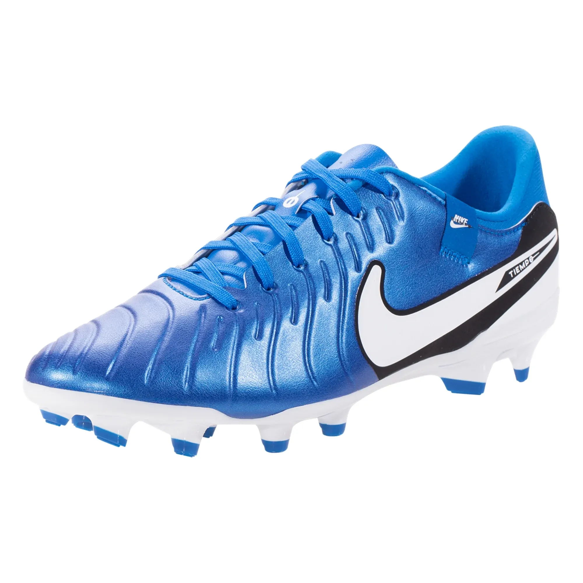 Nike Legend 10 Academy FG/MG Soccer Cleats (Soar/White) Grass Field Comfort Padding
