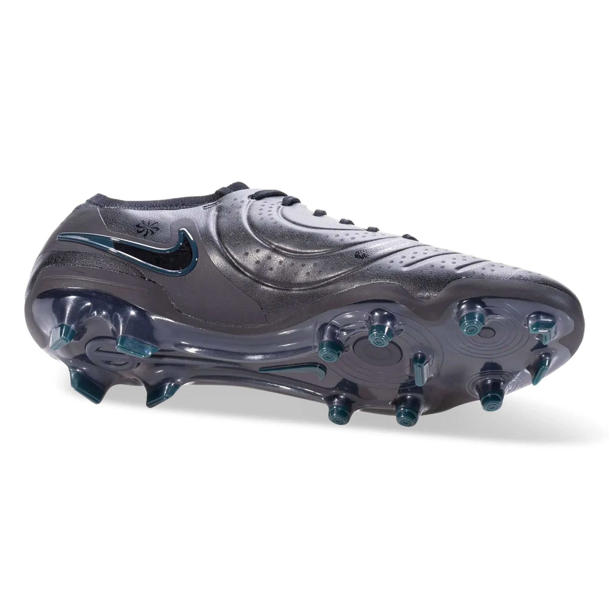 Nike Legend 10 Elite FG Soccer Cleats (Black/Deep Jungle) game - equipment shoes comfort - focused shoes
