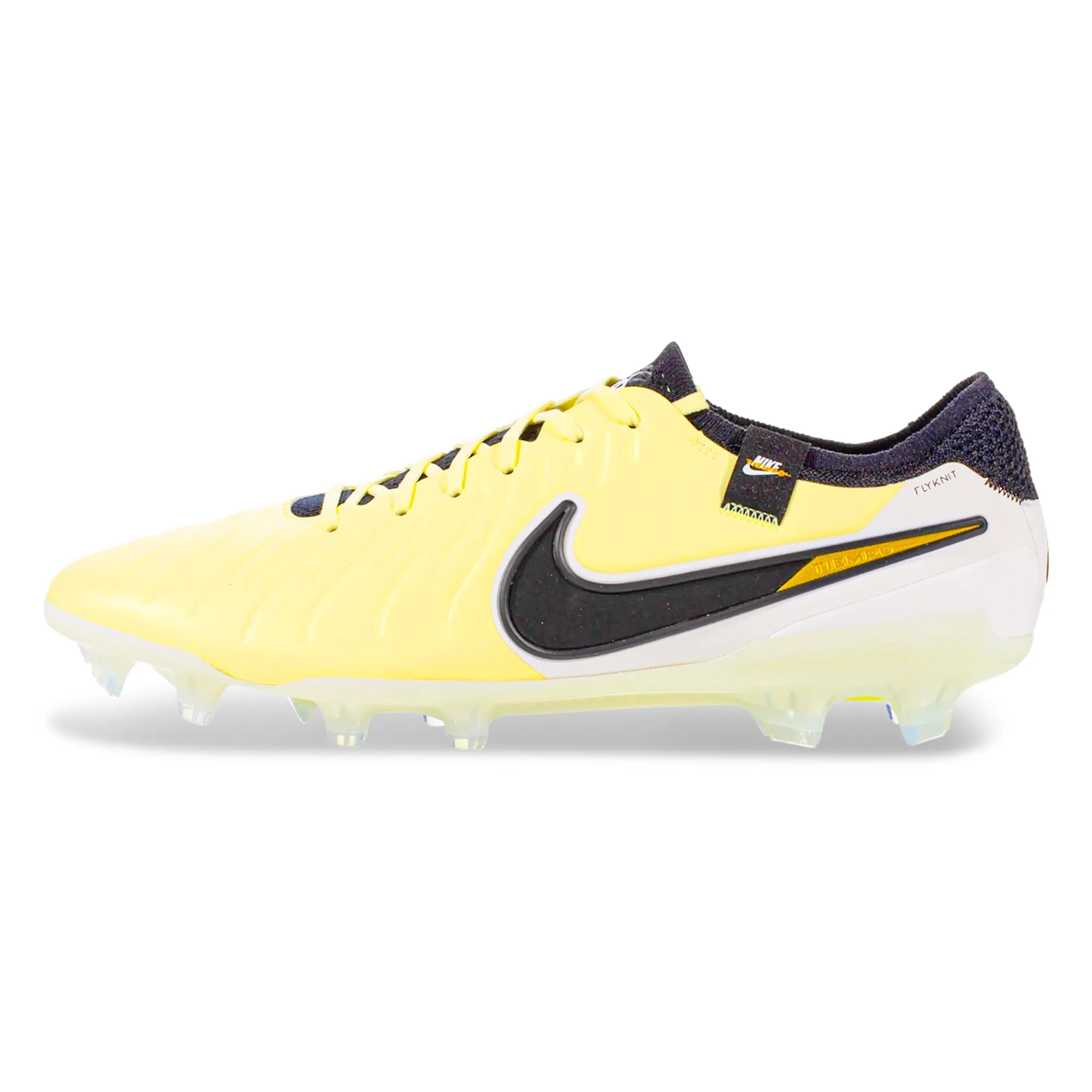 Nike Legend 10 Elite FG Soccer Cleats (Lemonade/Black) anti static