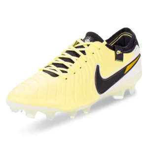 Nike Legend 10 Elite FG Soccer Cleats (Lemonade/Black) fluorescent shoes Casual Look