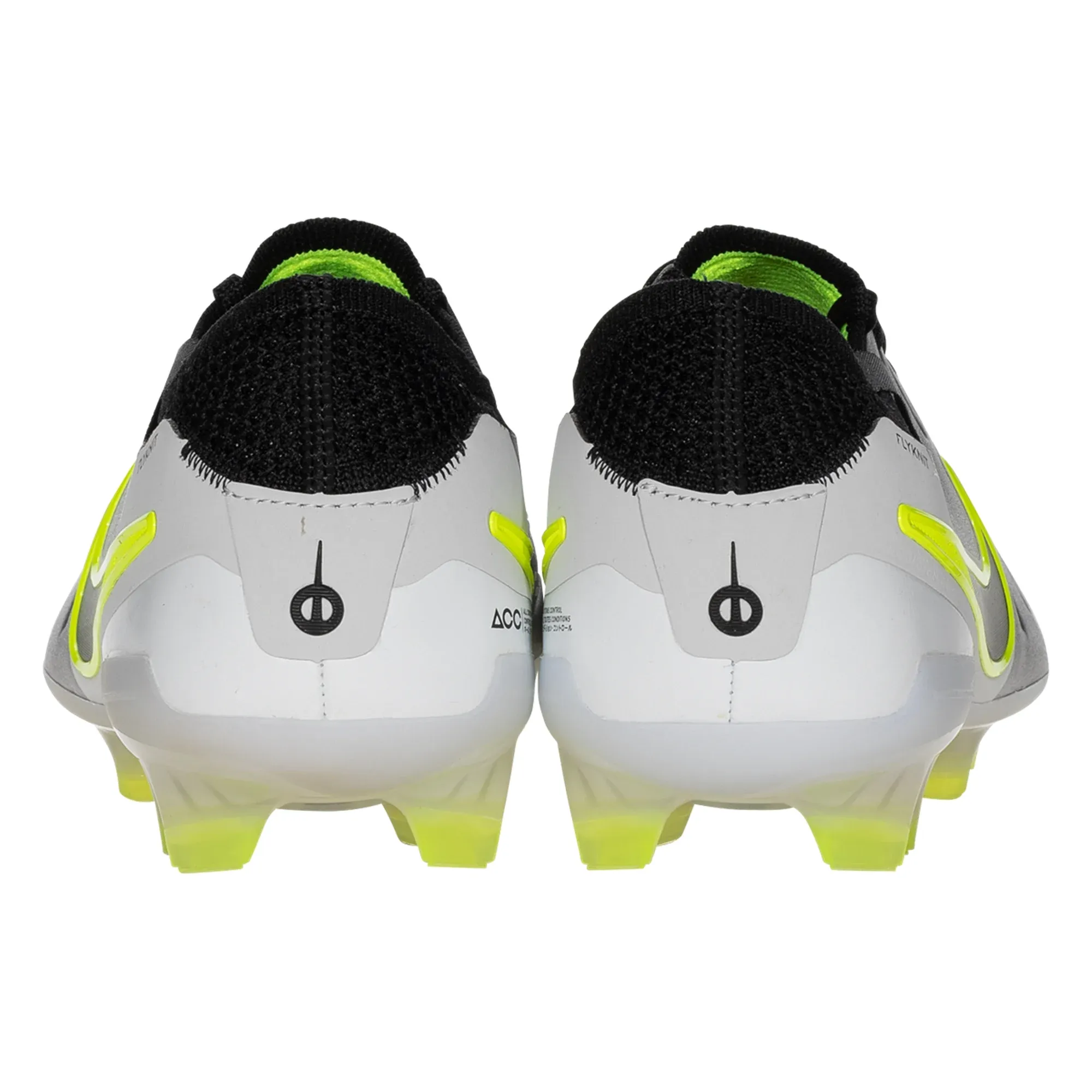 Nike Legend 10 Elite FG Soccer Cleats (Metallic Silver/Black-Volt) cool - down shoes training - equipment shoes