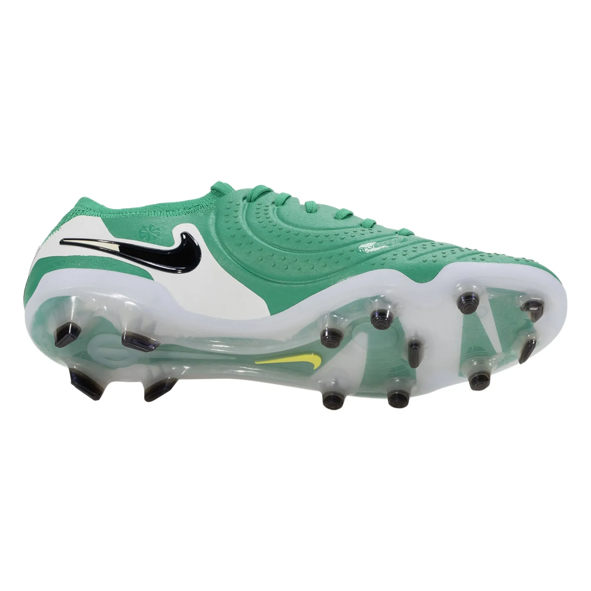 Nike Legend 10 Elite LV8 FG Soccer Cleats (Stadium Green/Dark Obsidian) Genuine Leather
