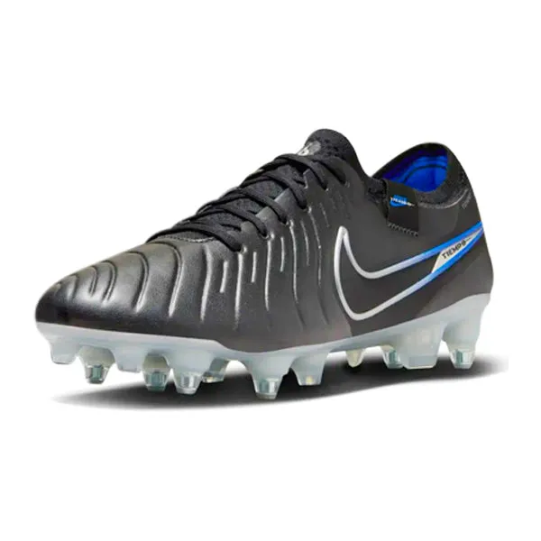 Nike Legend 10 Elite SG-Pro AC Soccer Cleats (Black/Chrome-Hyper Royal) Shoe trees relay - race - track shoes