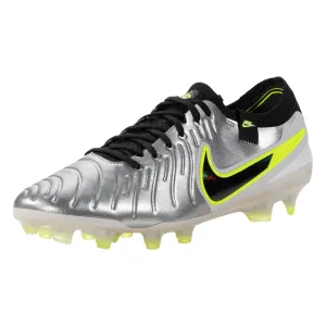 Nike Legend 10 Pro FG Soccer Cleats (Metallic Silver/Black-Volt) Multi Purpose