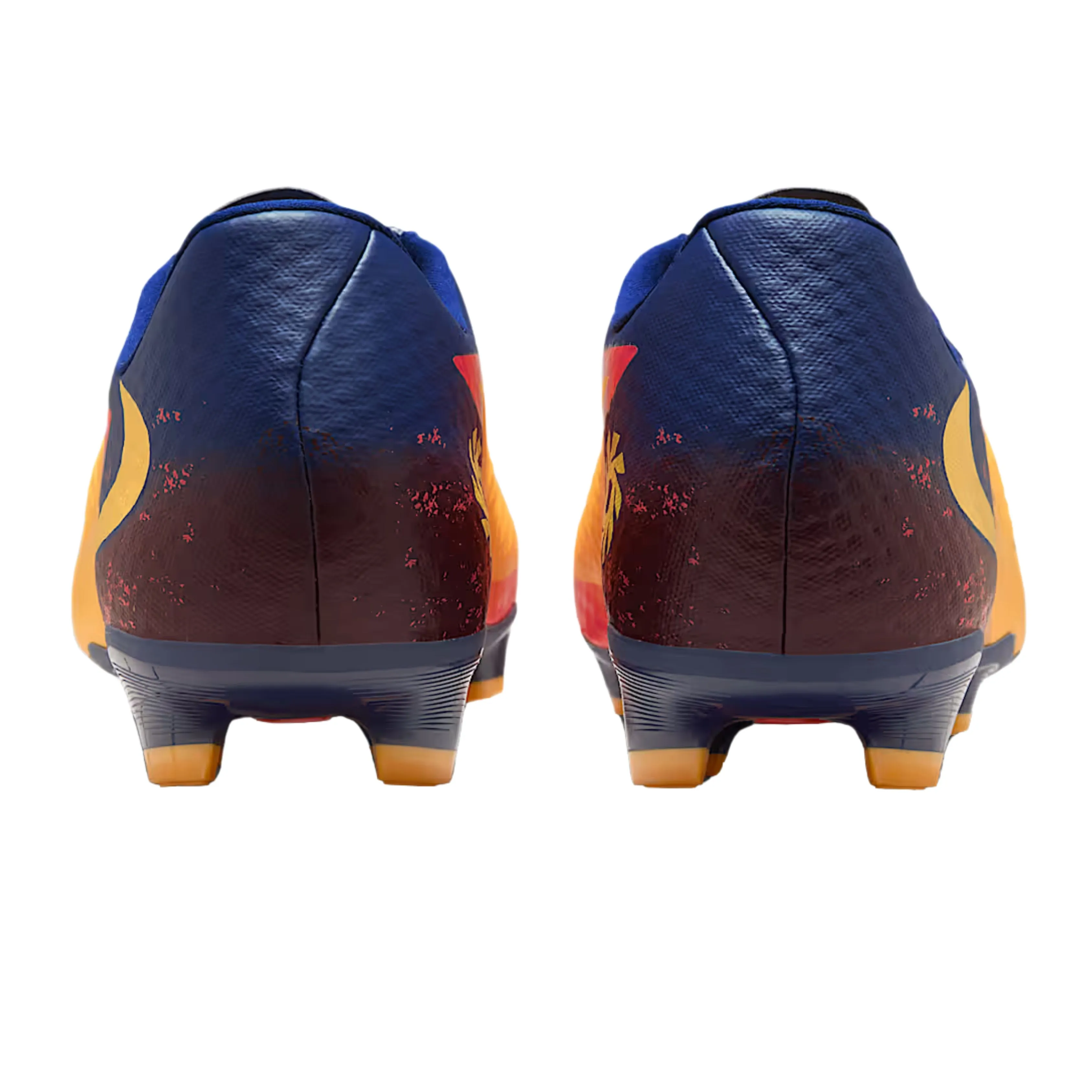 Nike Phantom 6 Low Academy Erling Haaland FG/MG Soccer Cleats (Laser Orange/Lemon Venom/Blue Void) Cross training
