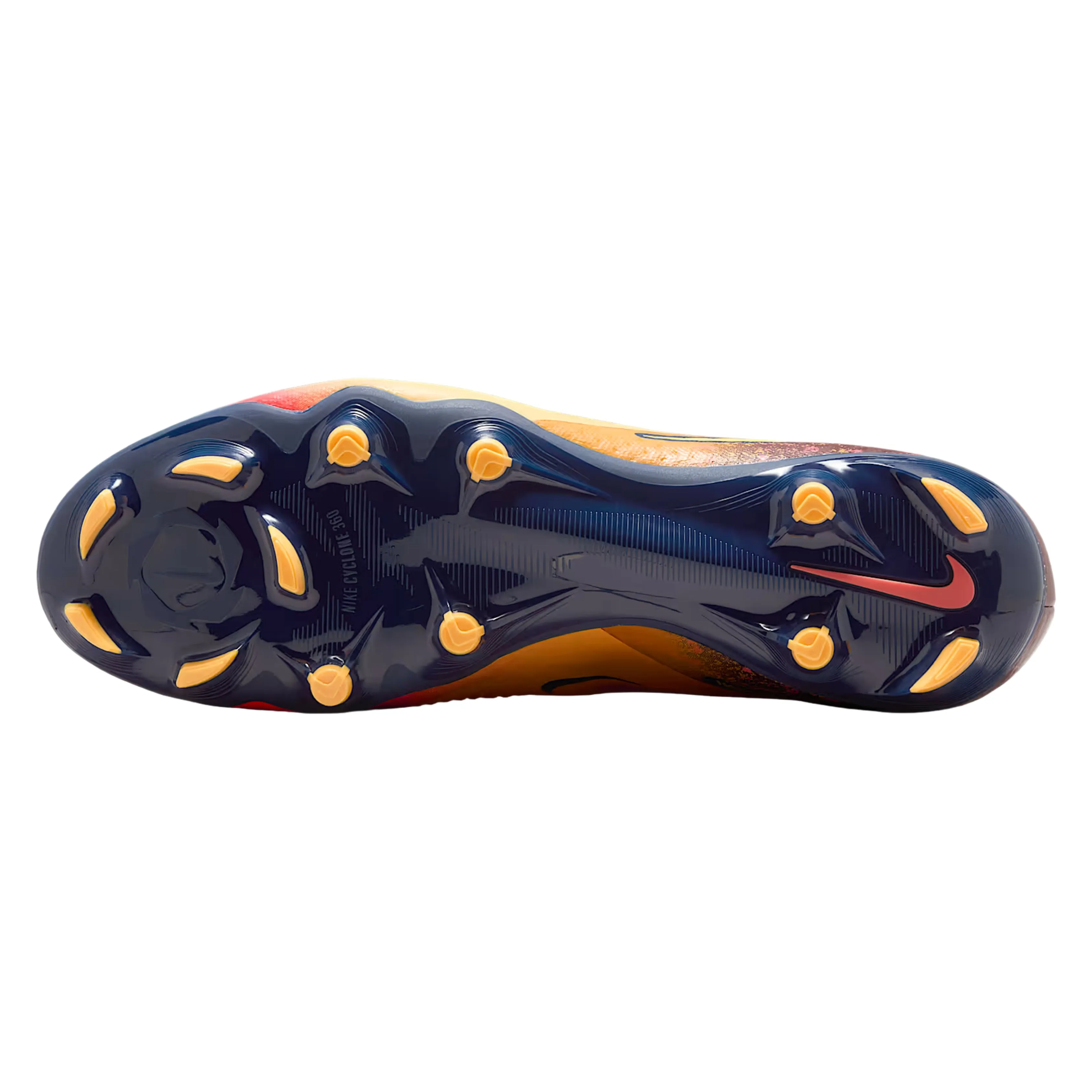 Nike Phantom 6 Low Academy Erling Haaland FG/MG Soccer Cleats (Laser Orange/Lemon Venom/Blue Void) off - season shoes