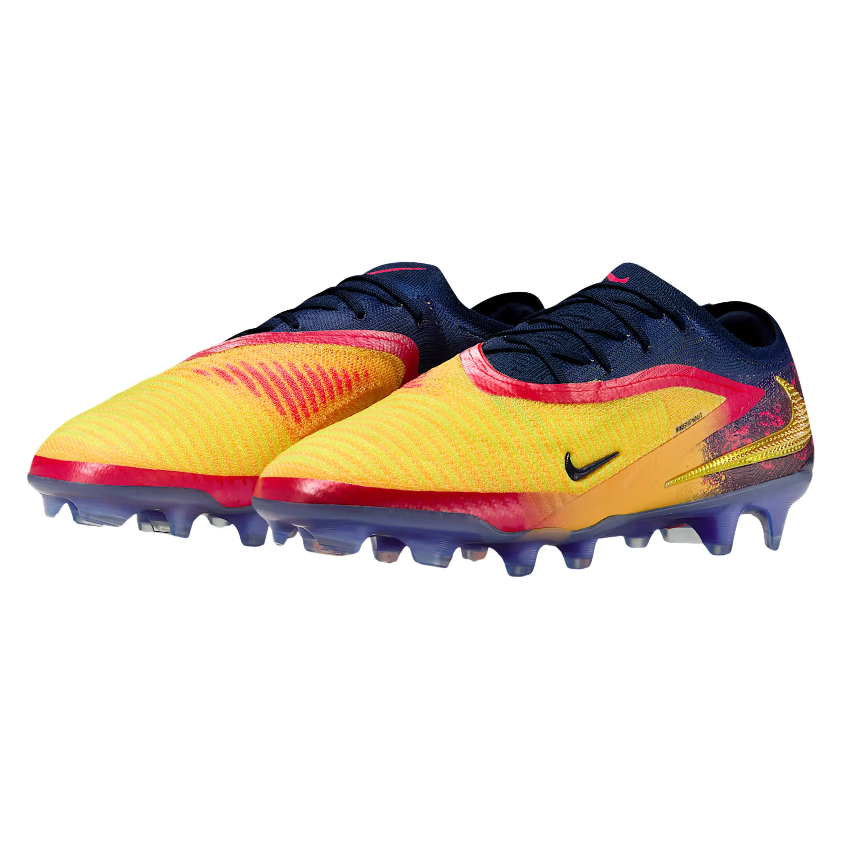 study - room shoes Nike Phantom 6 Low Elite Erling Haaland Firm Ground Soccer Cleats (Laser Orange/Lemon Venom)