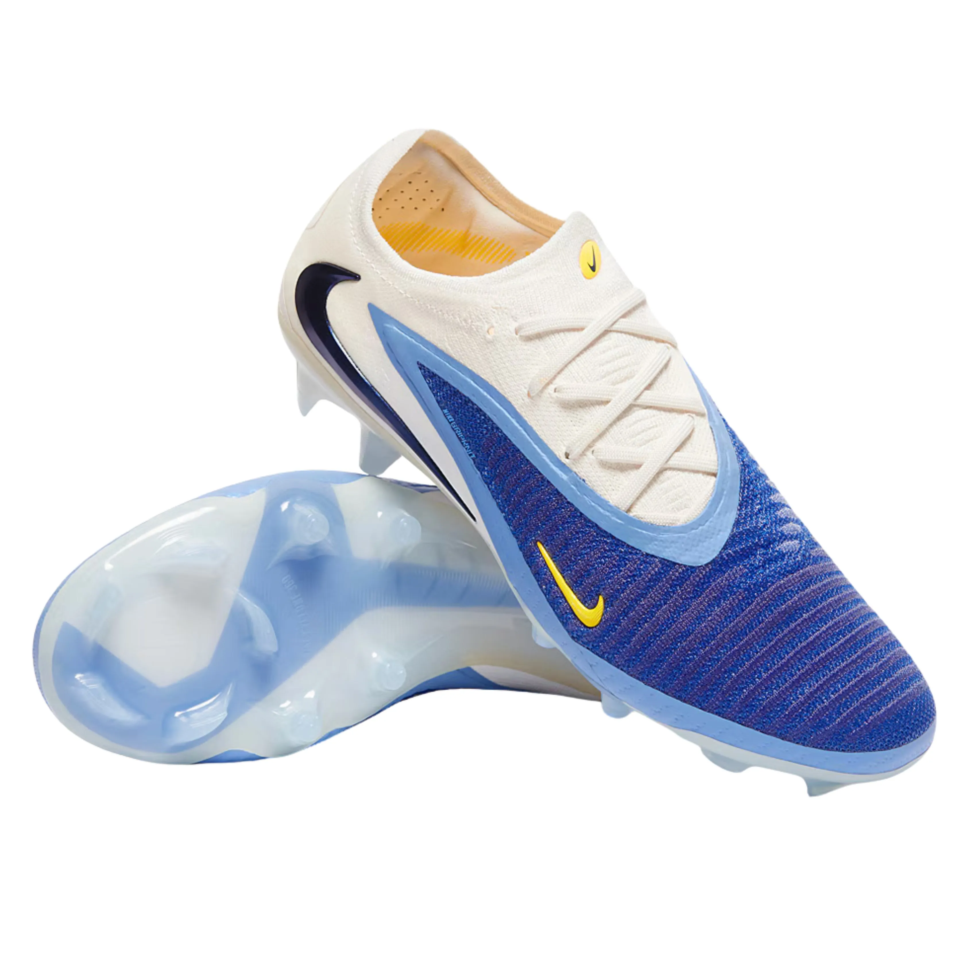 Nike Phantom 6 Low Elite LV8 Firm Ground Soccer Cleats (Racer Blue/Dark Obsidian) running accessory