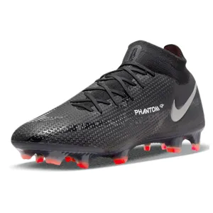 Nike Phantom GT2 Elite DF FG (Black/Dark Smoke Grey) Traction Outsole high - arch support