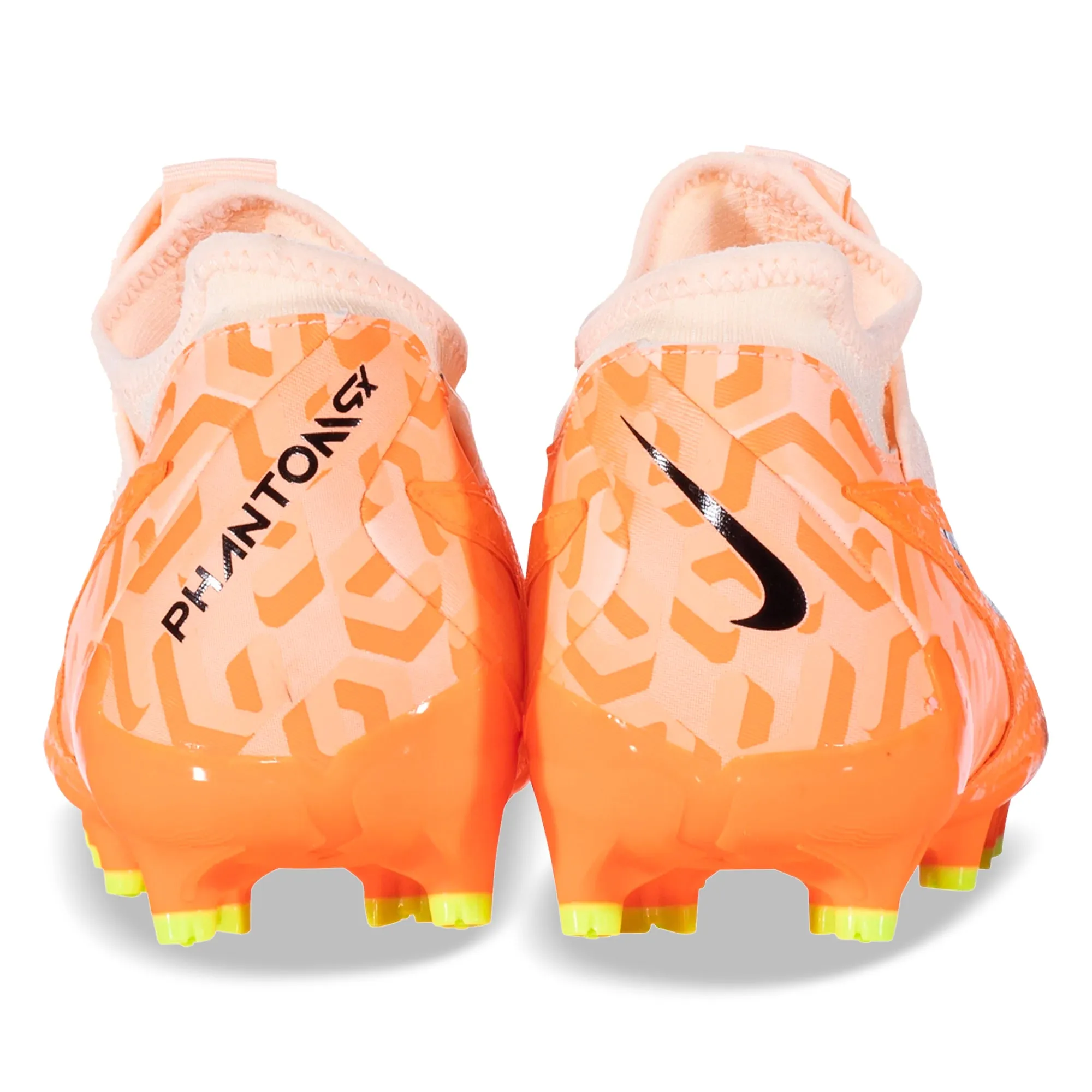 competitive athlete shoes Nike Phantom GX Academy Firm Ground Soccer Cleats (Guava Ice/Black)