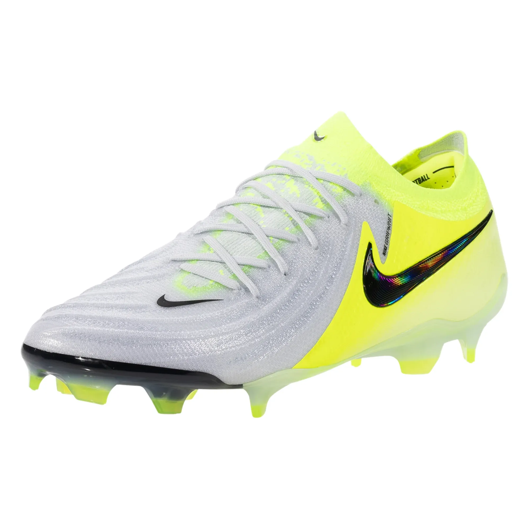 agility upgrade archery - range shoes Nike Phantom GX II Elite FG Soccer Cleats (Metallic Silver/Black-Volt)