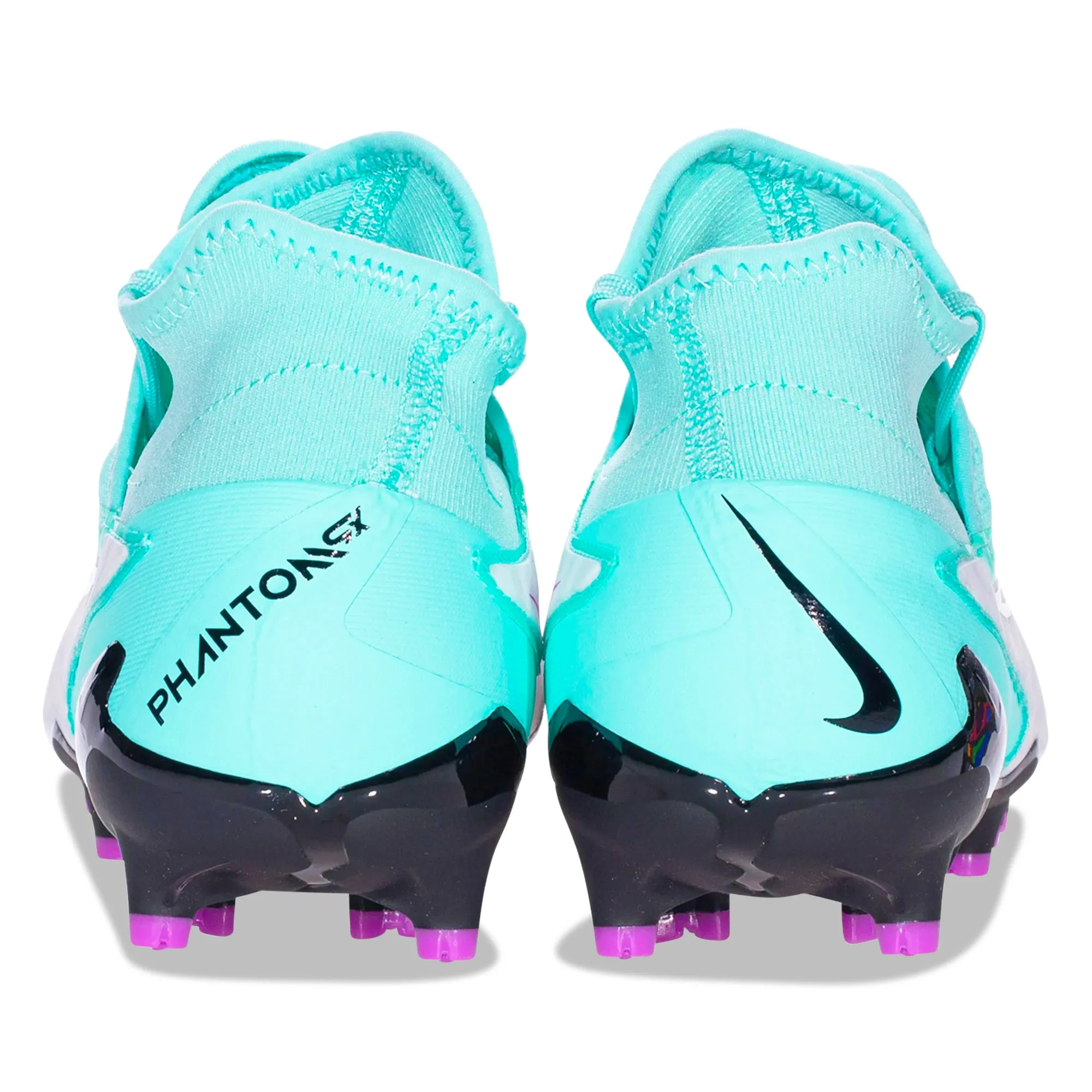 relay - race - track shoes Nike Phantom GX Pro DF Firm Ground Soccer Cleats (Hyer Turquoise/Fuchsia Dream)