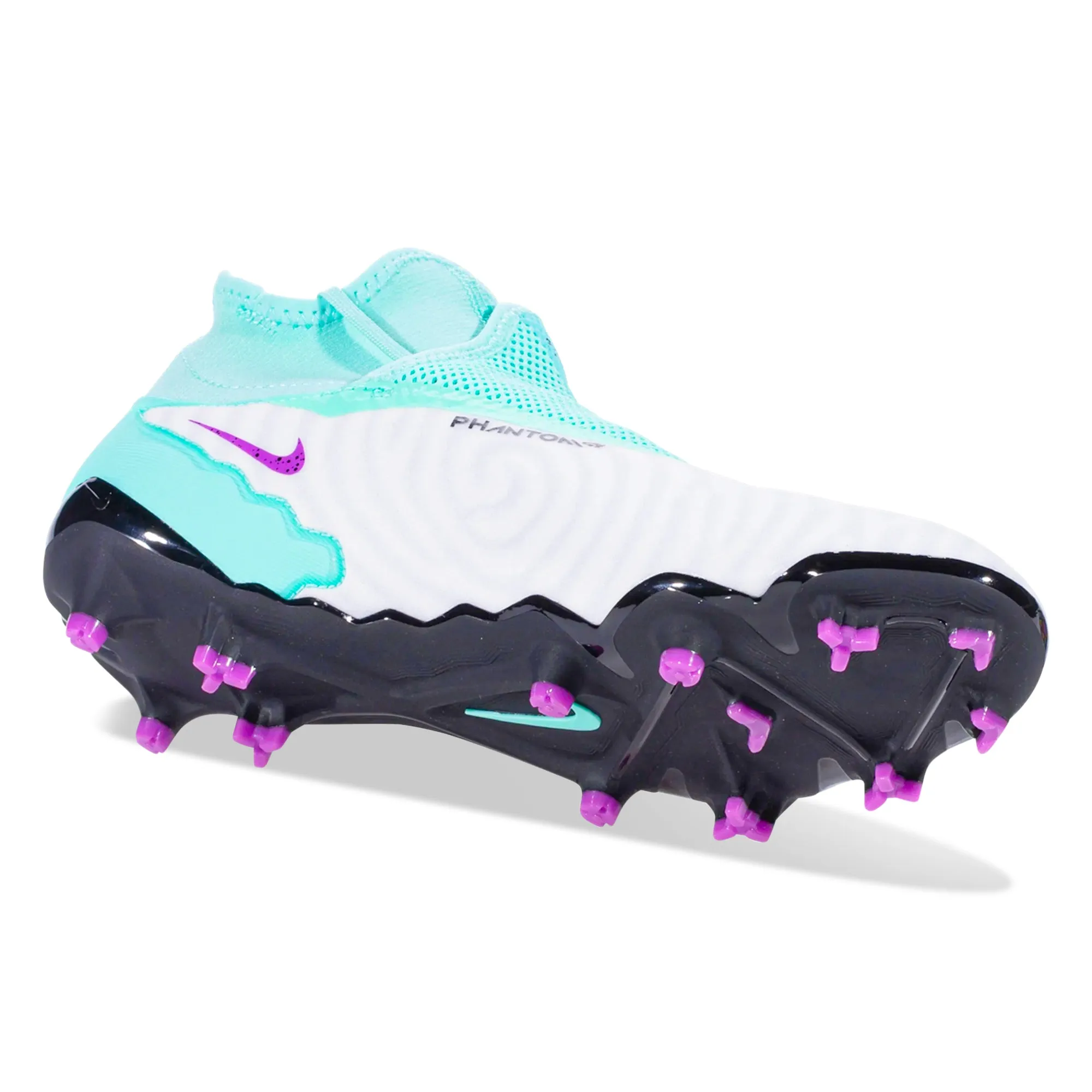 Nike Phantom GX Pro DF Firm Ground Soccer Cleats (Hyer Turquoise/Fuchsia Dream) dance - floor shoes