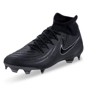 Narrow-fit kids' shoes Nike Phantom Luna II Academy FG/MG Soccer Cleats (Black/Black)