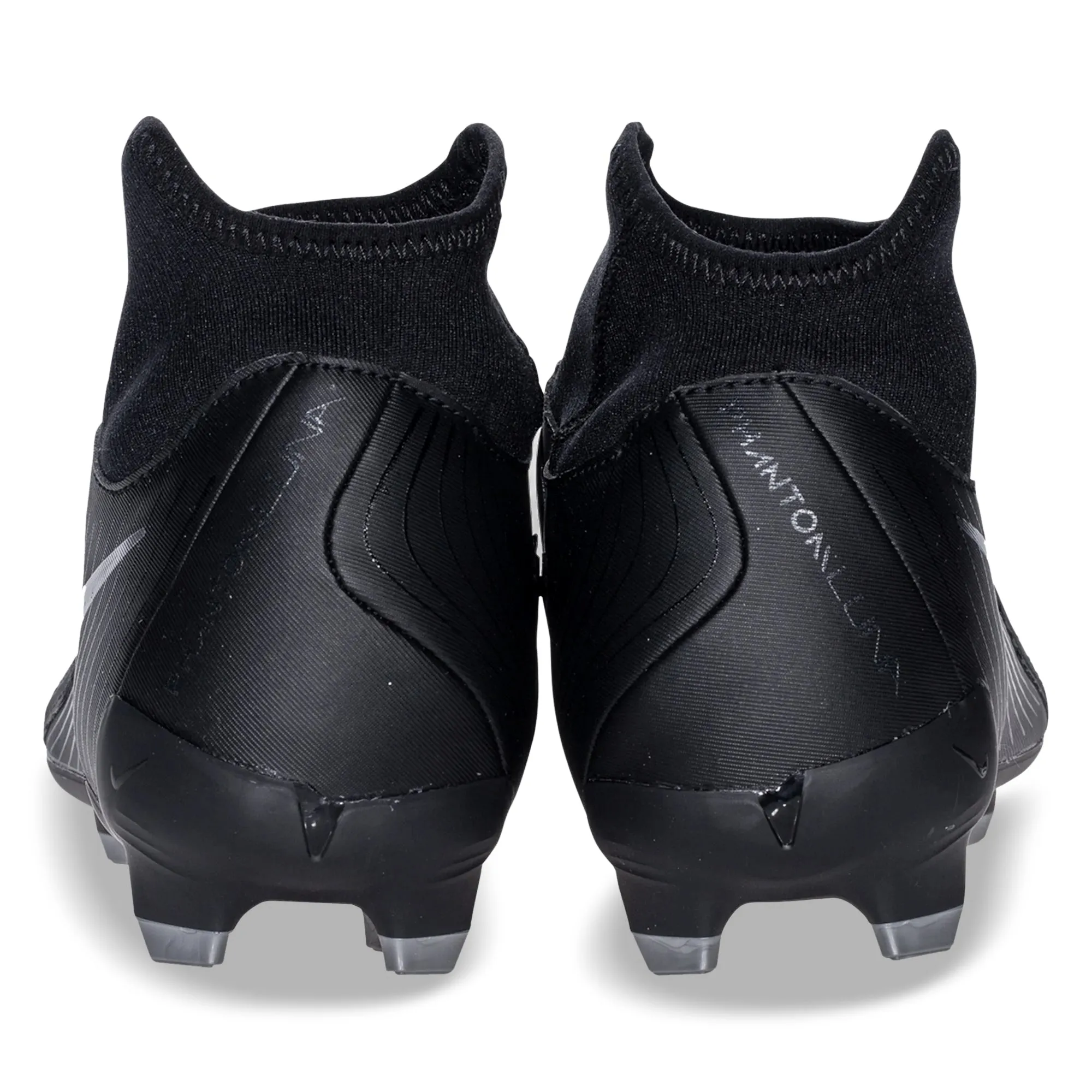shoe care products Nike Phantom Luna II Academy FG/MG Soccer Cleats (Black/Black)