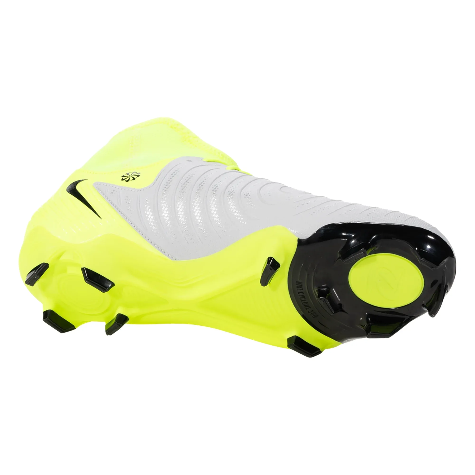 Nike Phantom Luna II Academy FG/MG Soccer Cleats (Metallic Silver/Black-Volt) lightweight fabric