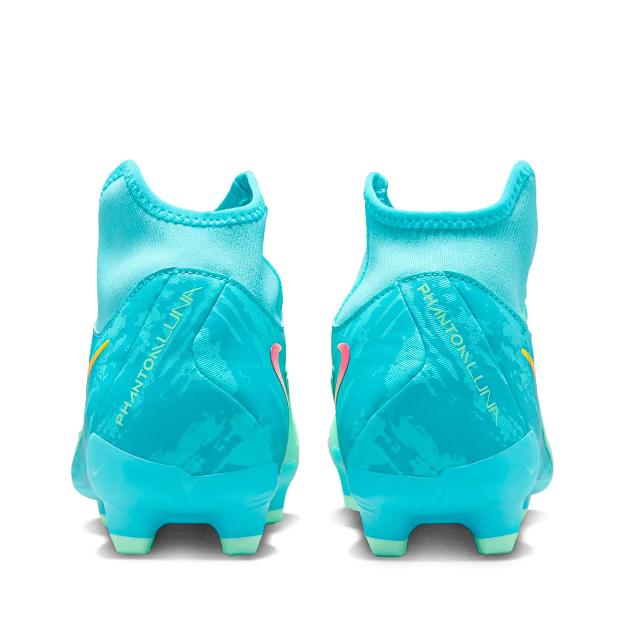 Outdoor sports shoes Designer kids' shoes Nike Phantom Luna II Academy LV8 FG/MG Soccer Cleats (Green Glow/Black)