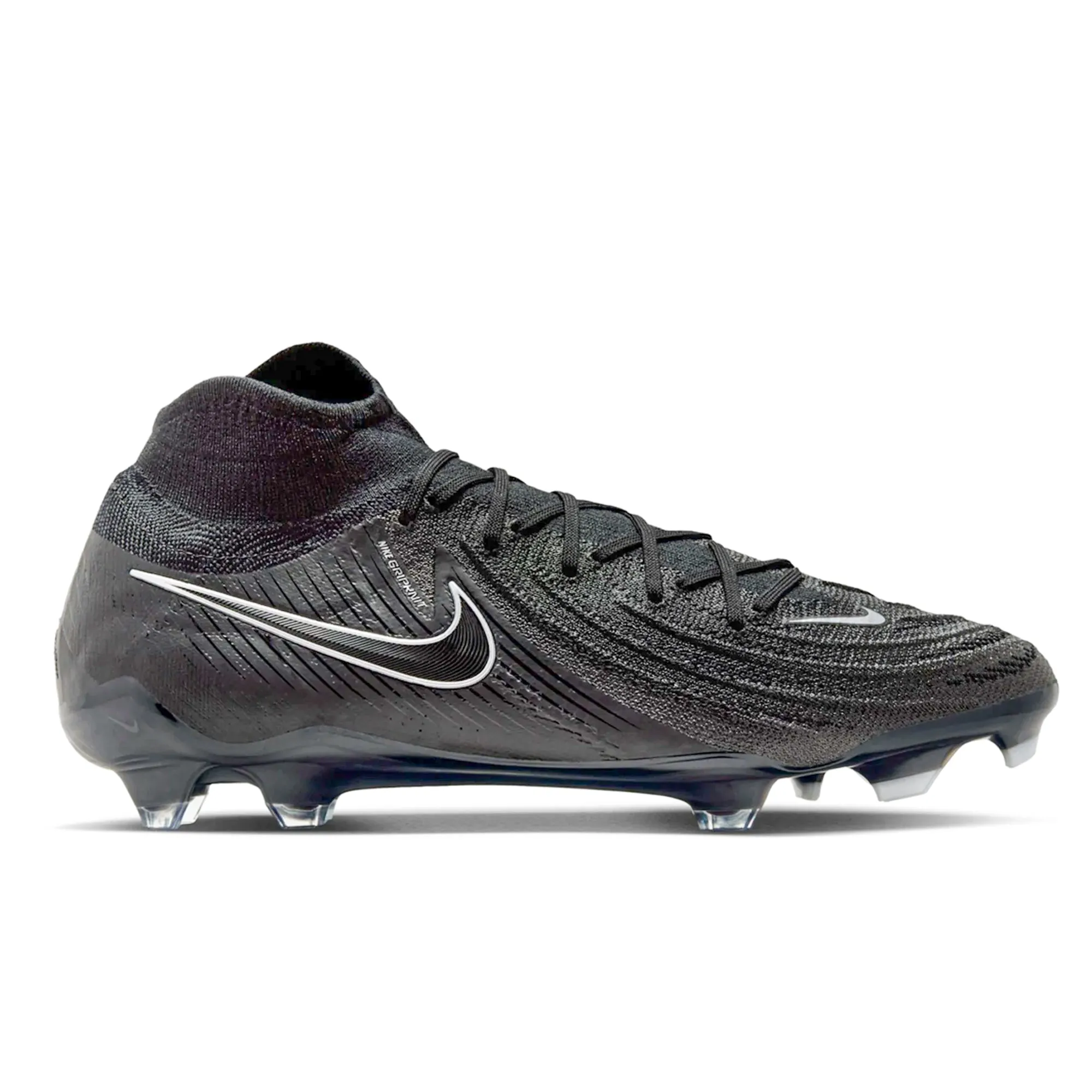 Nike Phantom Luna II Elite Firm Ground Soccer Cleats (Black/Black) comedy - club - room shoes treasure - hunt - ground shoes