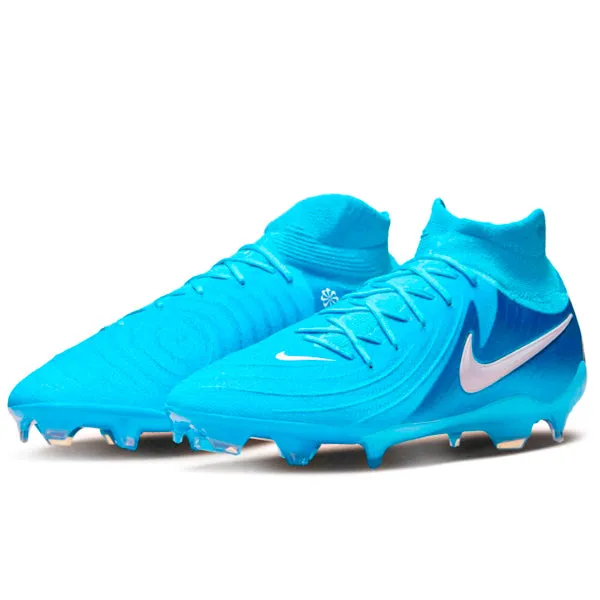Nike Phantom Luna II Pro FG Soccer Cleats (Blue Fury/White) Stylish Shoes