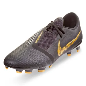 Odor   Resistant Nike Phantom Venom Pro FG Firm Ground Soccer Cleats (Black/Metallic Vivid Gold)