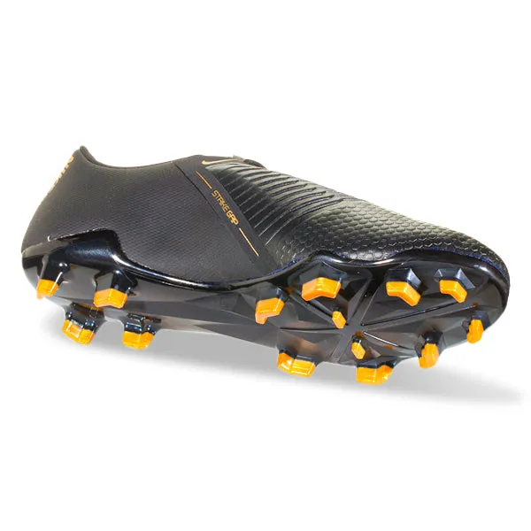 Hydrophobic Nike Phantom Venom Pro FG Firm Ground Soccer Cleats (Black/Metallic Vivid Gold)