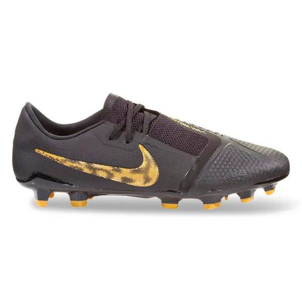 studded shoes Nike Phantom Venom Pro FG Firm Ground Soccer Cleats (Black/Metallic Vivid Gold)
