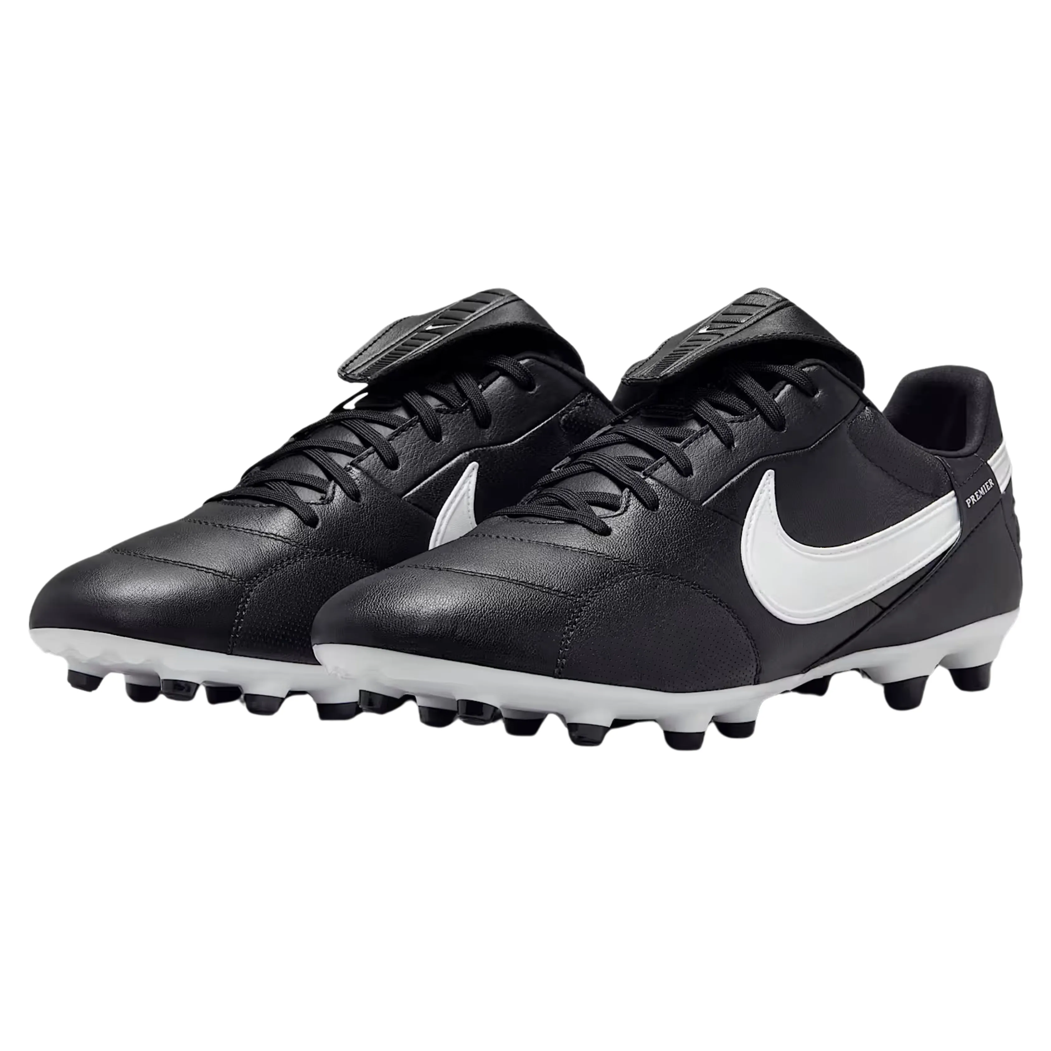 Nike Premier III Firm Ground Soccer Cleats (Black/White) All - Purpose grass fields