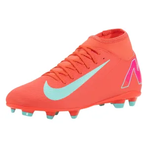 Nike Superfly 10 Club FG/MG Soccer Cleats (Ember Glow/Aurora Green) rugby boots Anti   Slip Sole