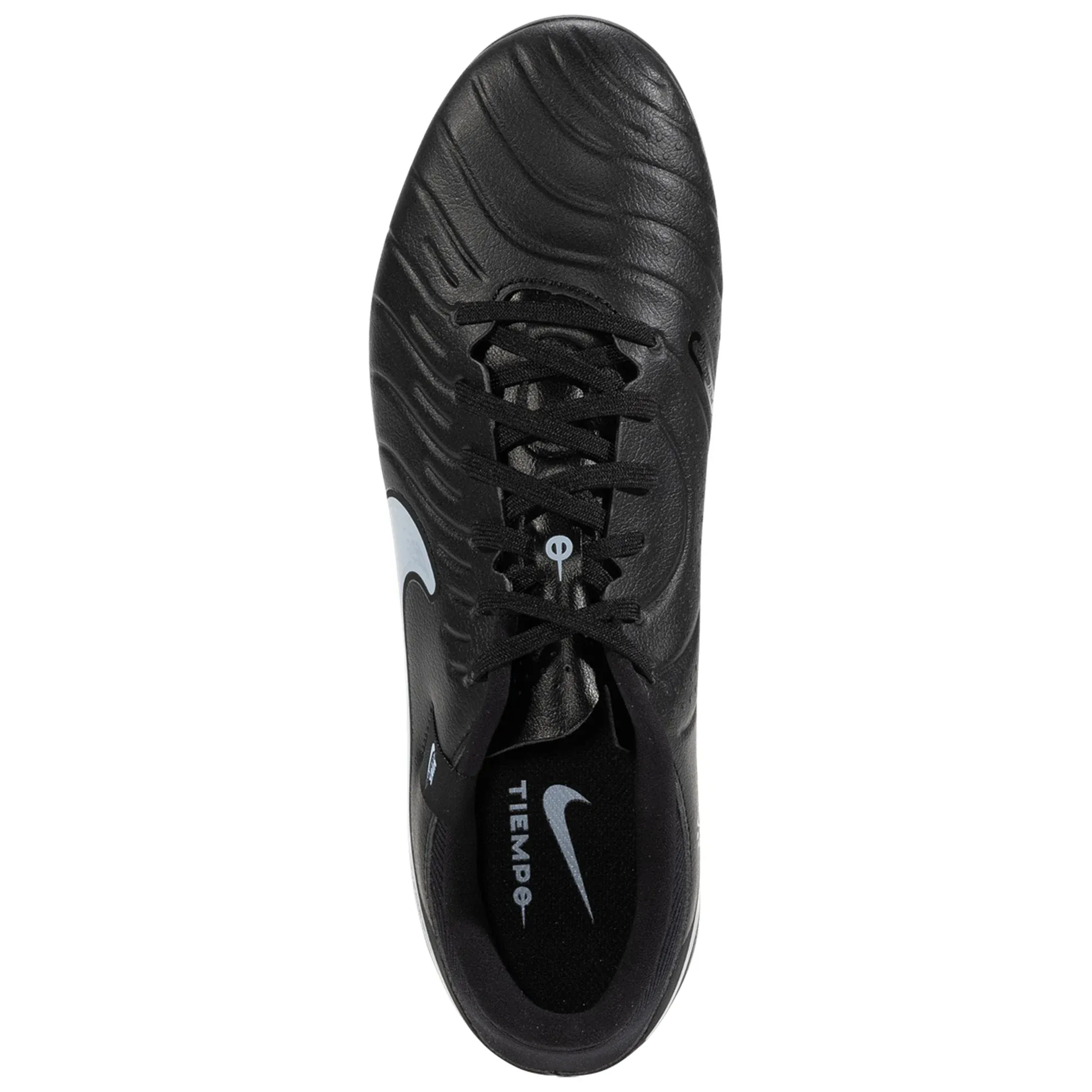 Nike Tiempo Legend 10 Academy Firm Ground/Multiground Soccer Cleats (Black/Black) Adjustable kids' shoes gym workout shoes