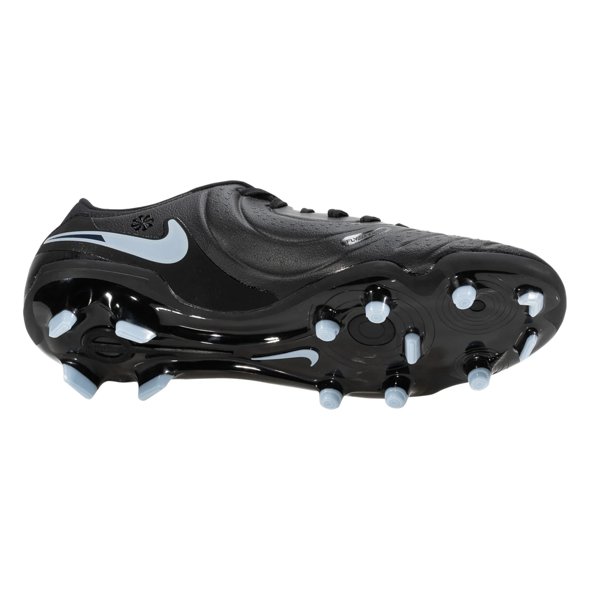Nike Tiempo Legend 10 Academy Firm Ground/Multiground Soccer Cleats (Black/Black) durable shoes Superhero-themed kids' shoes