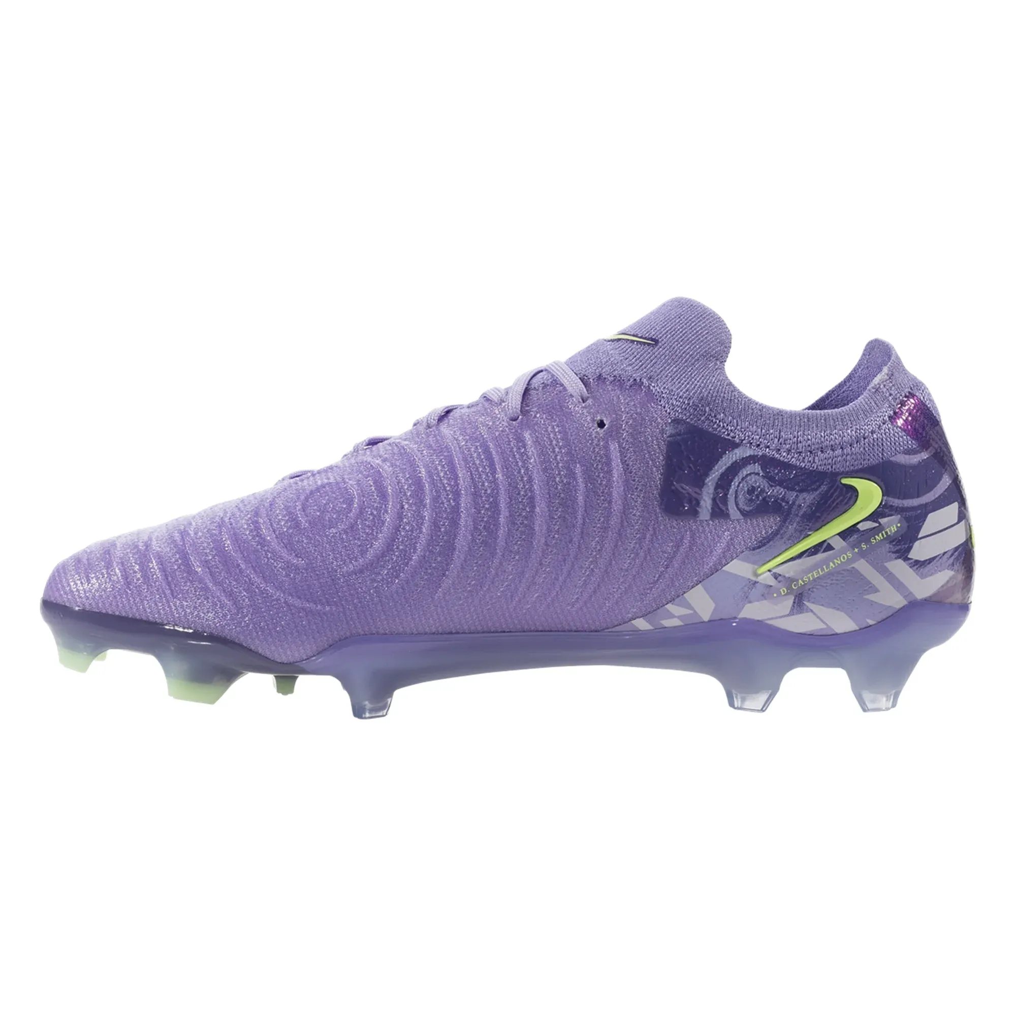 Character-themed kids' shoes Versatile Shoes Nike United Phantom GX II Elite FG Soccer Cleats (Purple Agate/Barely Volt)