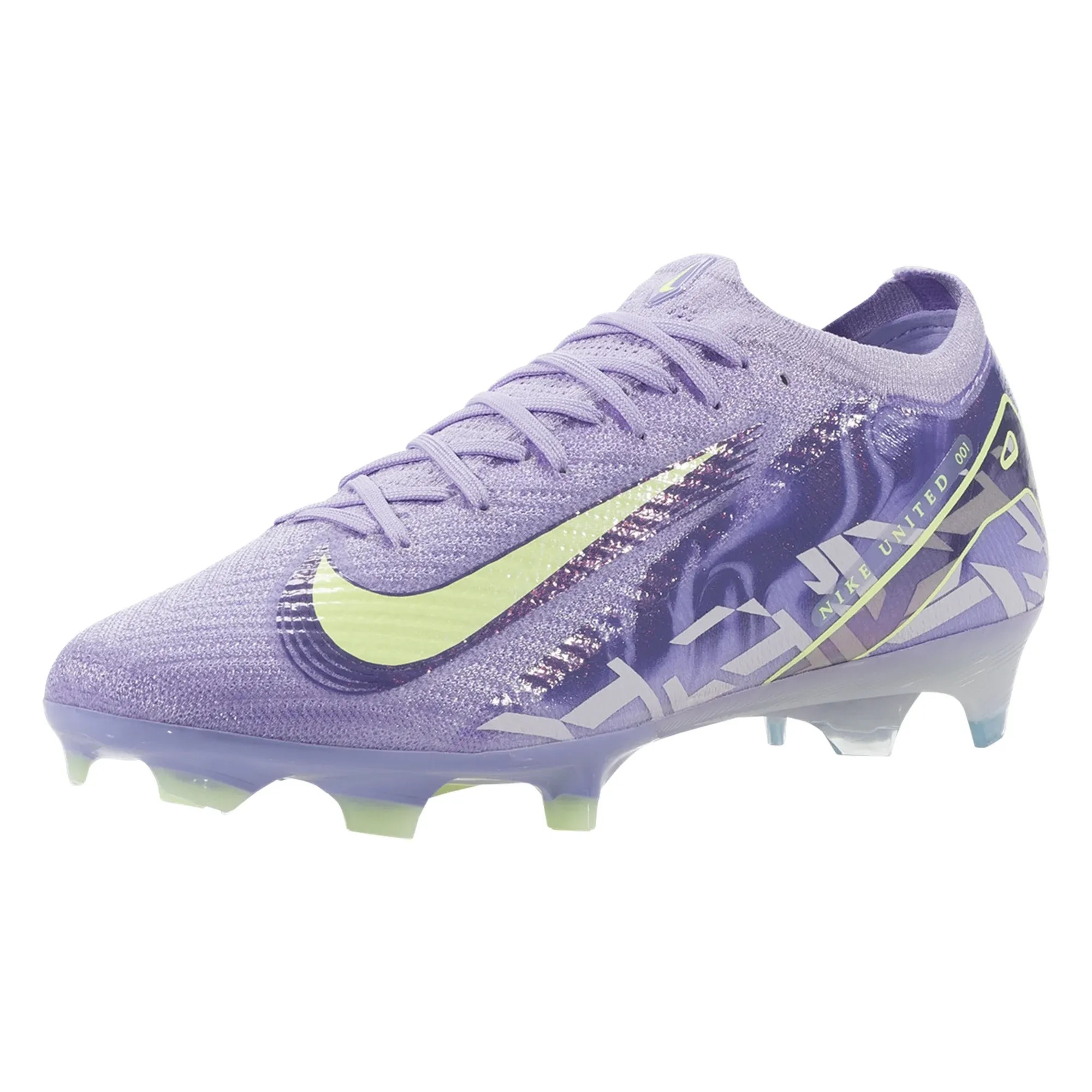 windsurfing - beach shoes Retro kids' shoes Nike United Zoom Vapor 16 Elite FG Soccer Cleats (Purple Agate/Barely Volt)