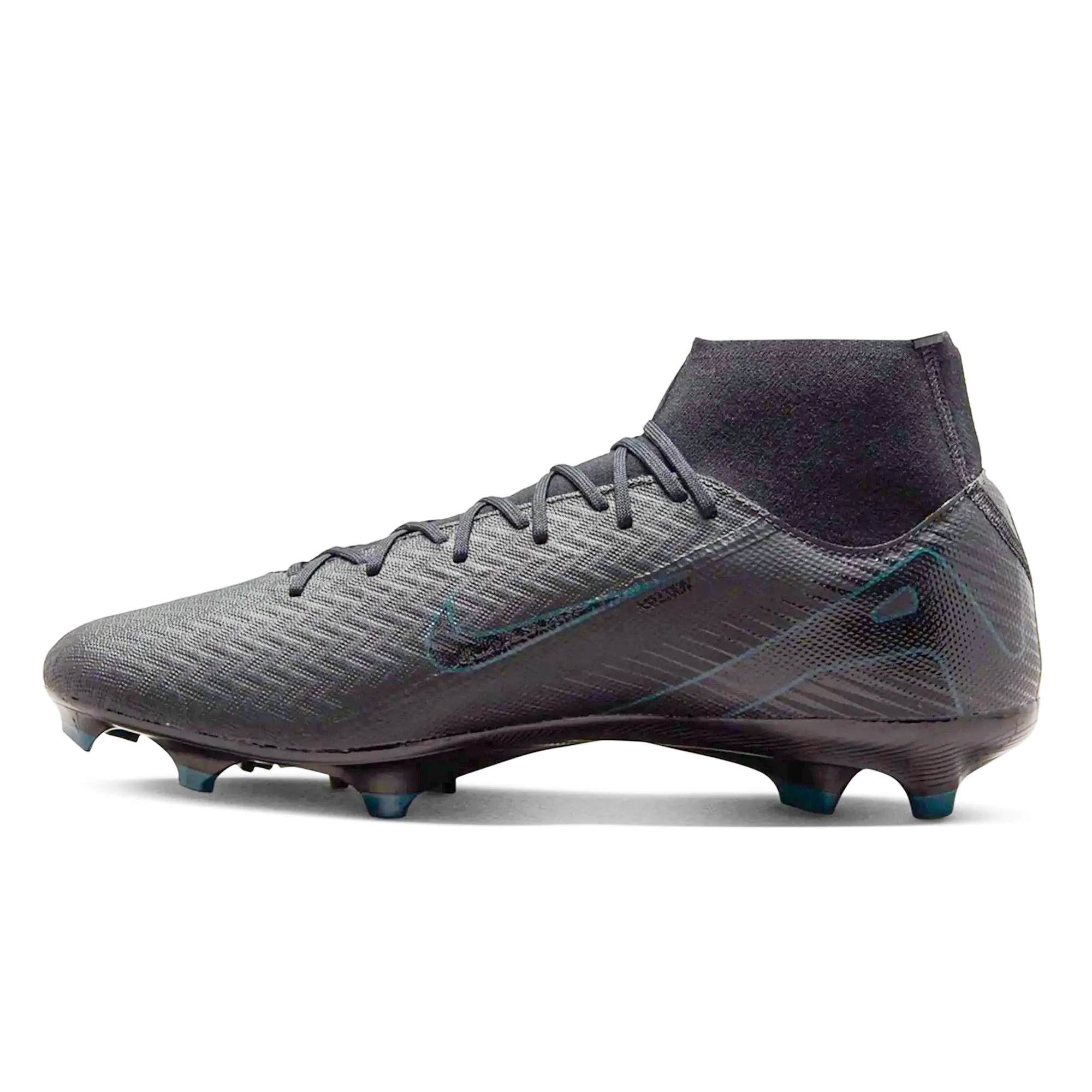 Nike Zoom Superfly 10 Academy FG/MG Soccer Cleats (Black/Deep Jungle) energy - return shoes