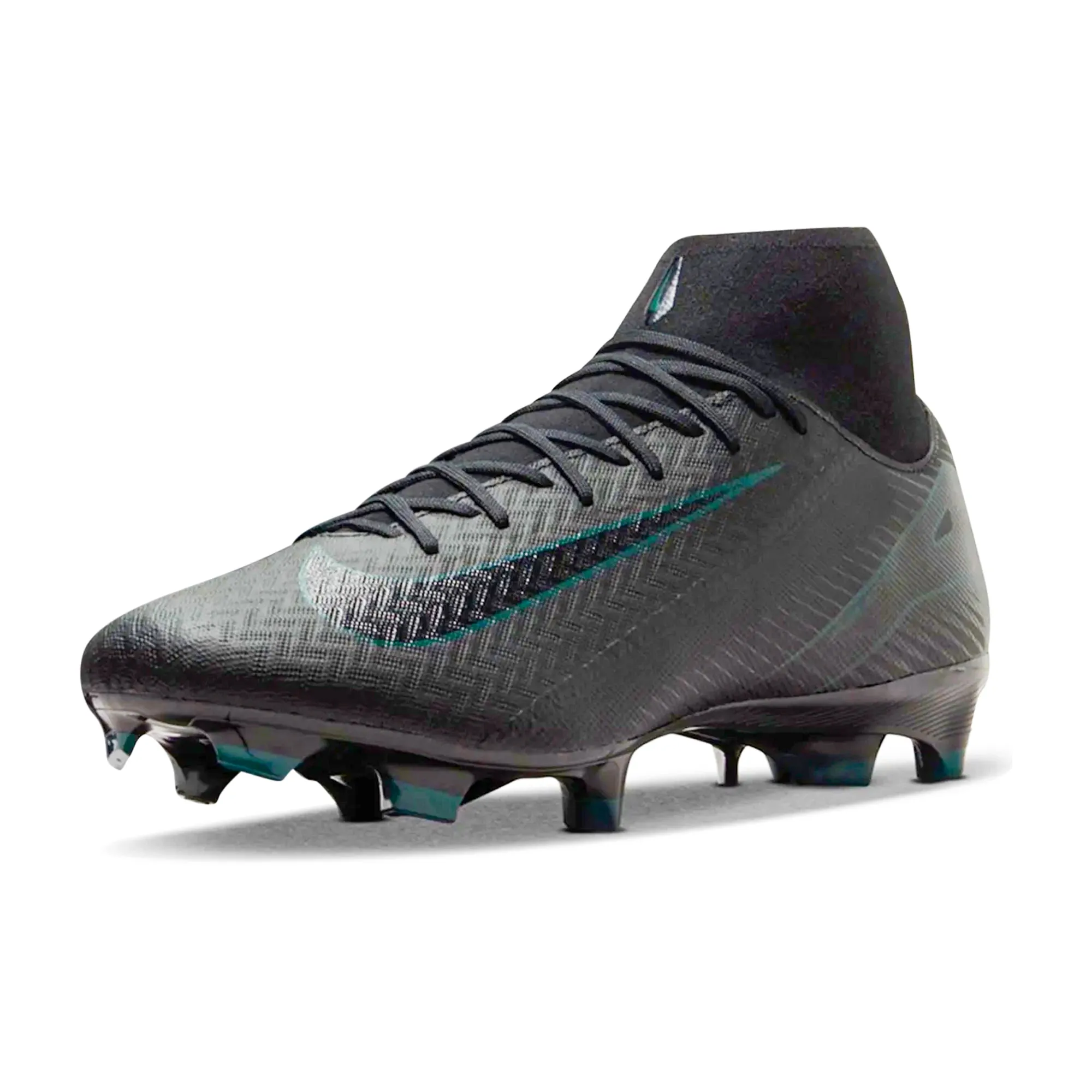 Nike Zoom Superfly 10 Academy FG/MG Soccer Cleats (Black/Deep Jungle) football game footwear