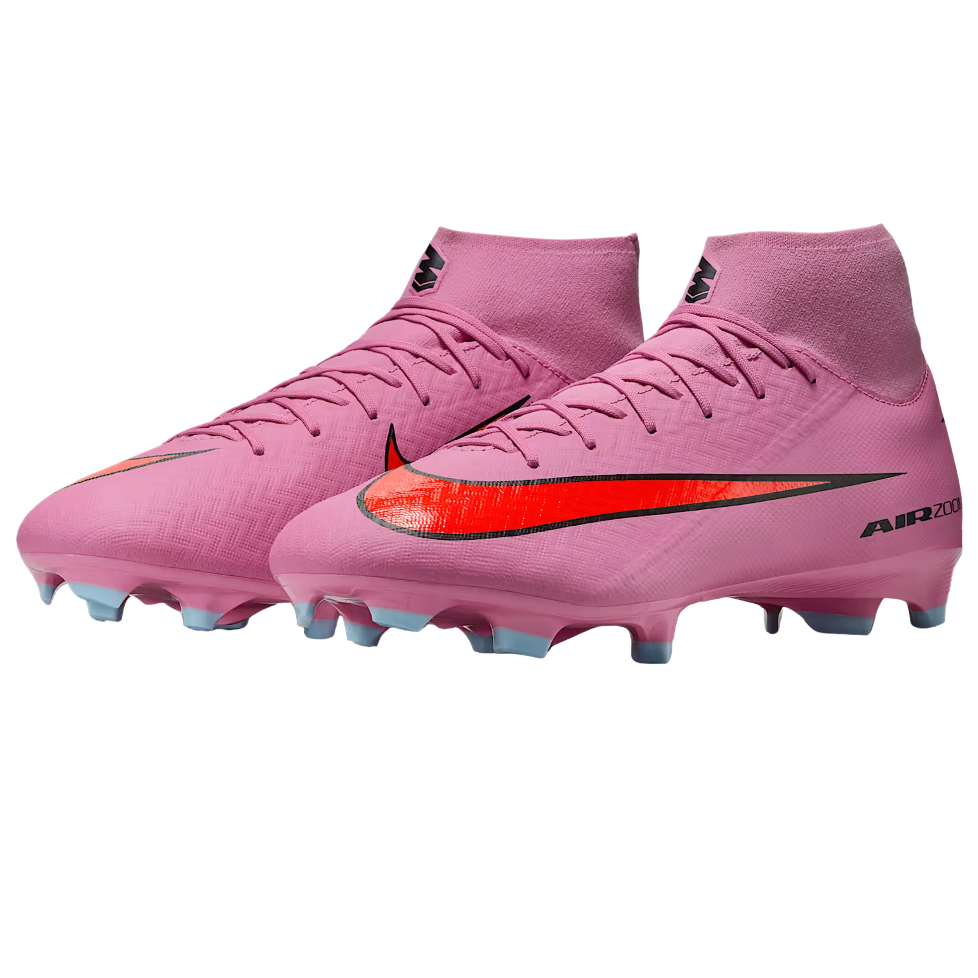 Nike Zoom Superfly 10 Academy FG/MG Soccer Cleats (Magic Flamingo/Black-Total Crimson) modular construction shoes synthetic shoes