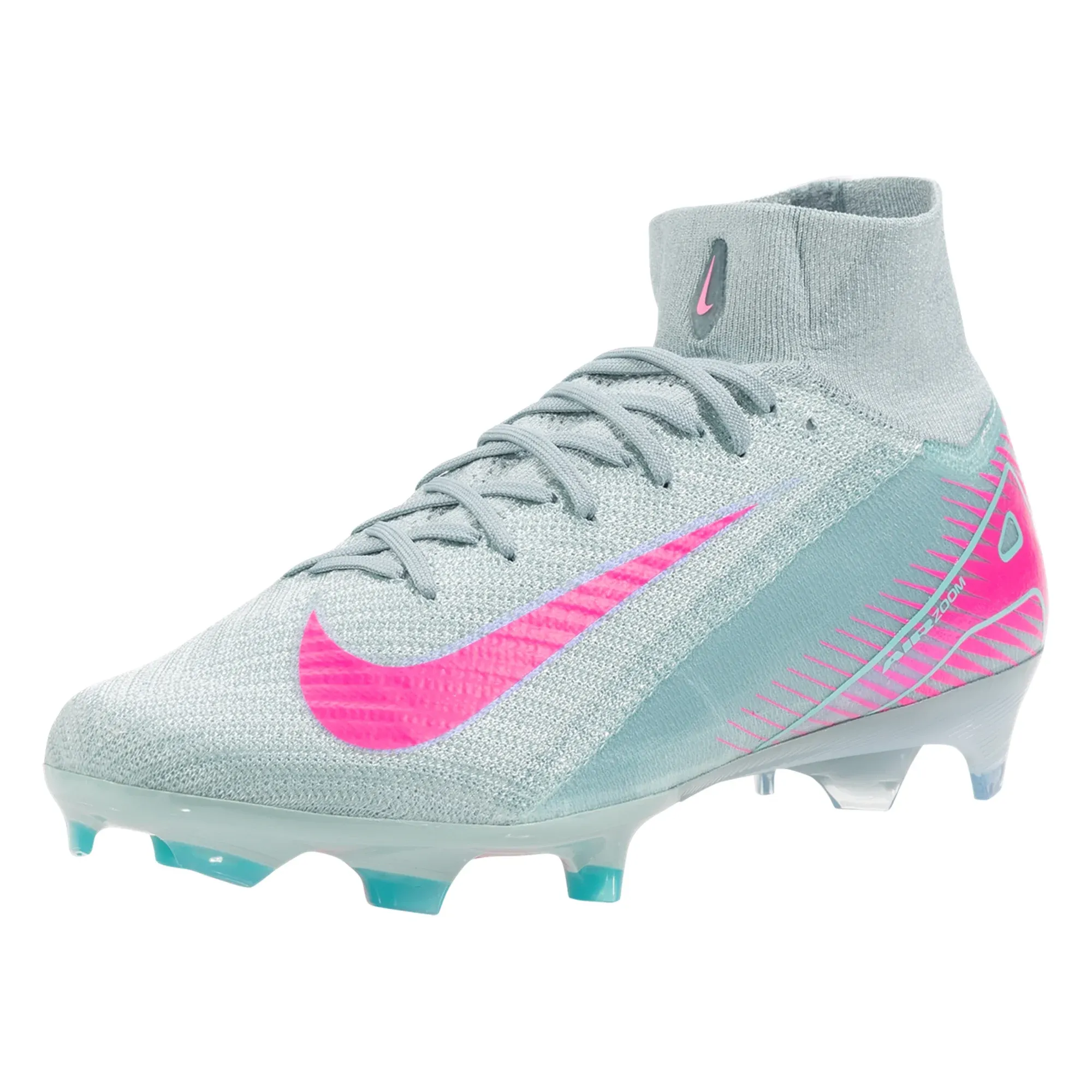 court sports shoes changing - room shoes Nike Zoom Superfly 10 Elite Firm Ground Soccer Cleats (Ocean Cube/Pink Blast)