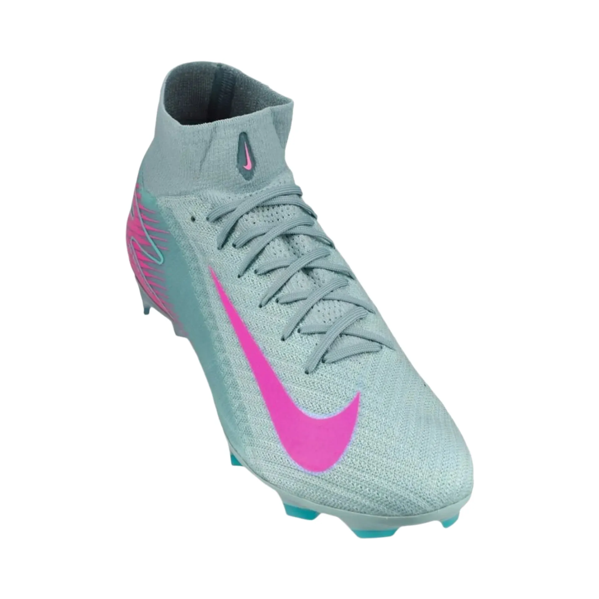 Nike Zoom Superfly 10 Elite Firm Ground Soccer Cleats (Ocean Cube/Pink Blast) hiking - trail shoes