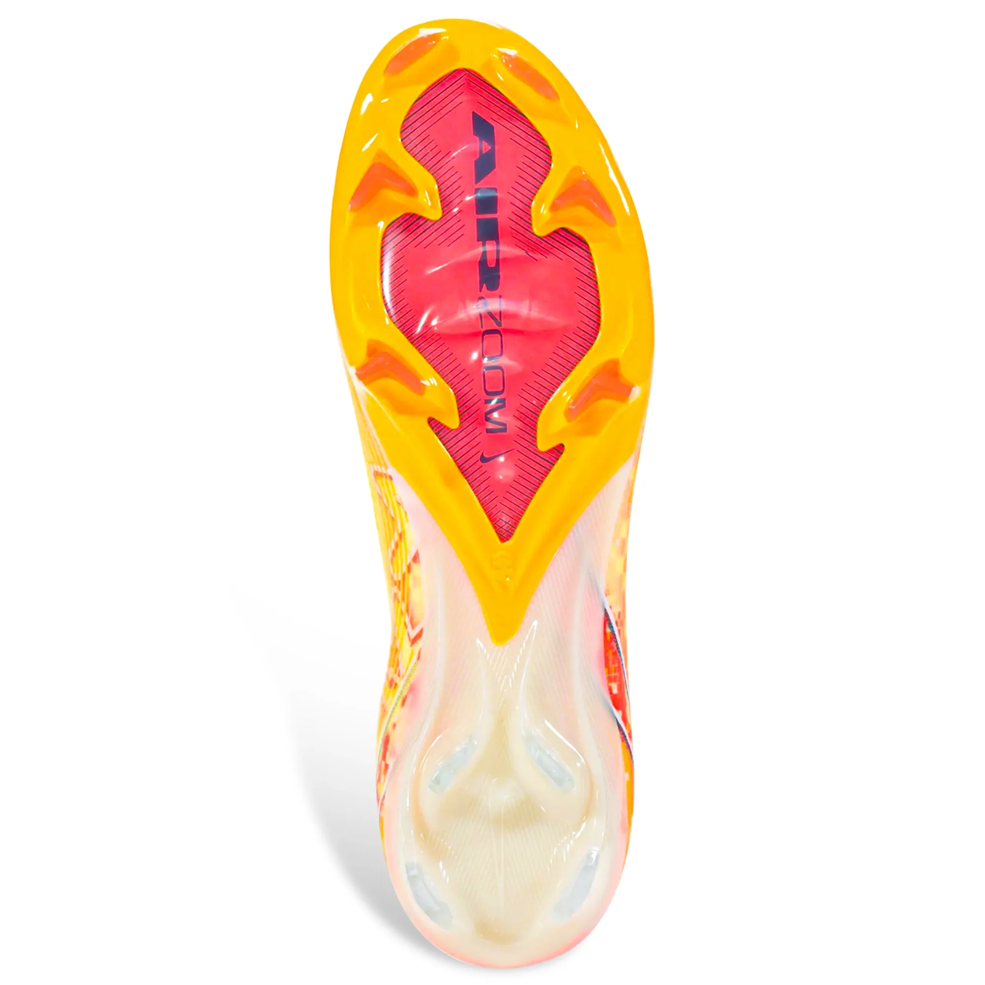 Nike Zoom Superfly 10 Elite KM FG Soccer Cleats (Light Laser Orange/Armory Navy) Comfort Fit System TPU sole shoes