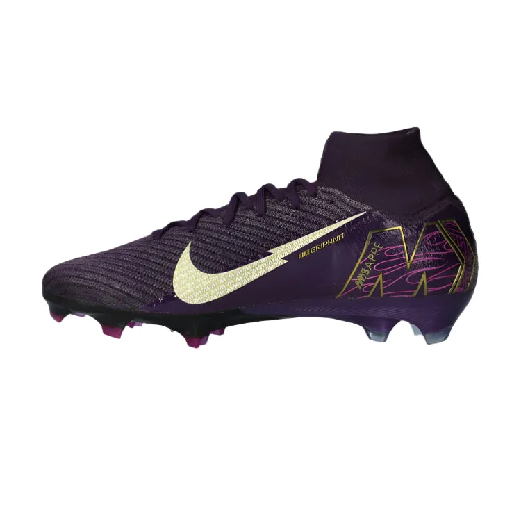 Nike Zoom Superfly 10 Elite Kylian Mbappe KM FG Soccer Cleats (Grand Purple/Pale Ivory) Formal Shoes