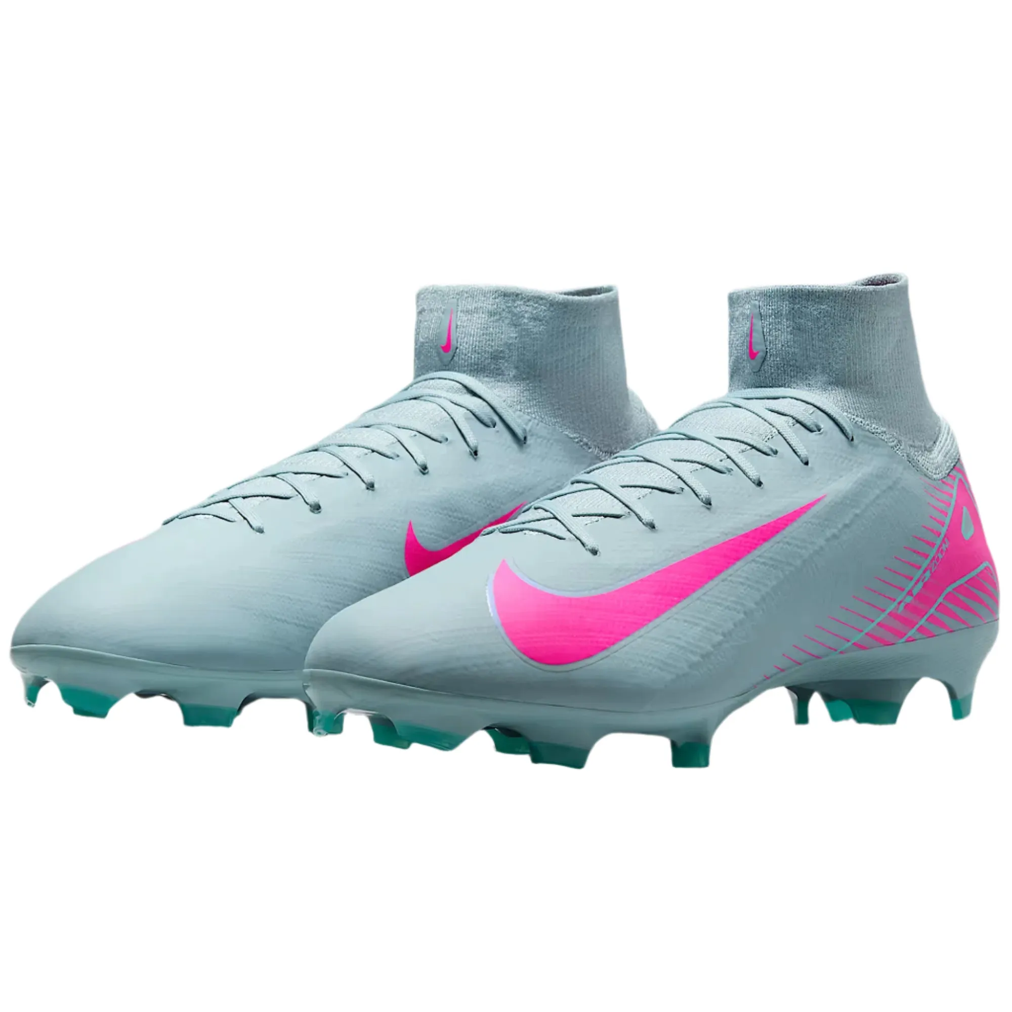 game - equipment shoes Stretchy Nike Zoom Superfly 10 Pro FG Soccer Cleats (Ocean Cube/Pink Blast)