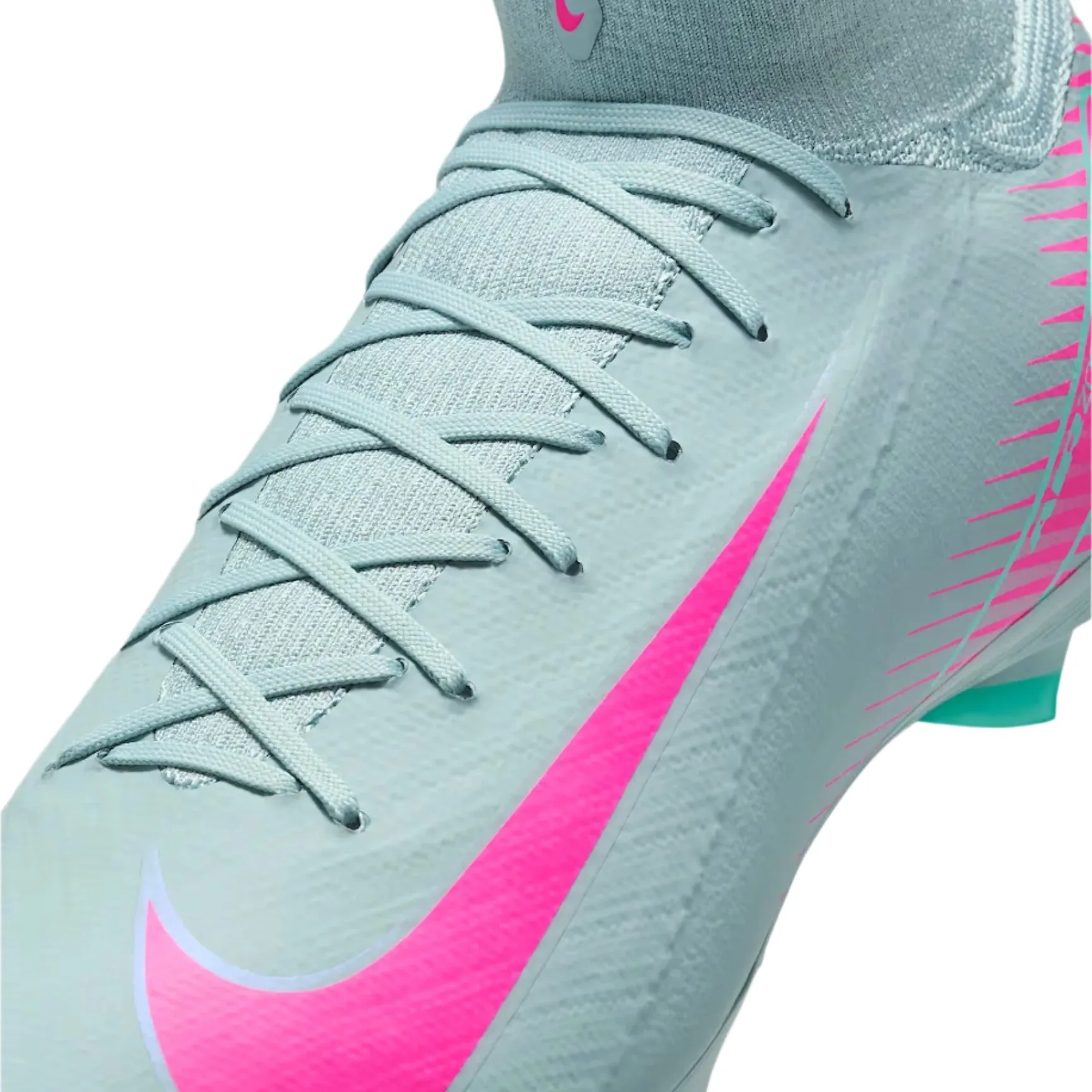 track - use shoes Synthetic kids' shoes Nike Zoom Superfly 10 Pro FG Soccer Cleats (Ocean Cube/Pink Blast)