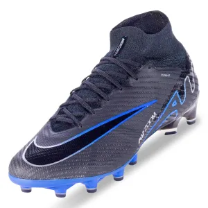 baseball - diamond shoes Anti Odor Nike Zoom Superfly 9 Elite AG-Pro Soccer Cleats (Black/Chrome-Hyper Royal)