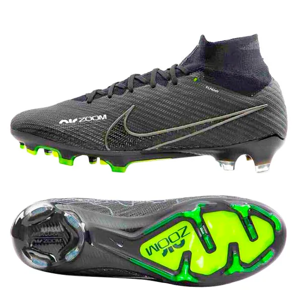 volleyball - court shoes footbed - support shoes Nike Zoom Superfly 9 Elite Firm Ground Soccer Cleats (Black/Volt)
