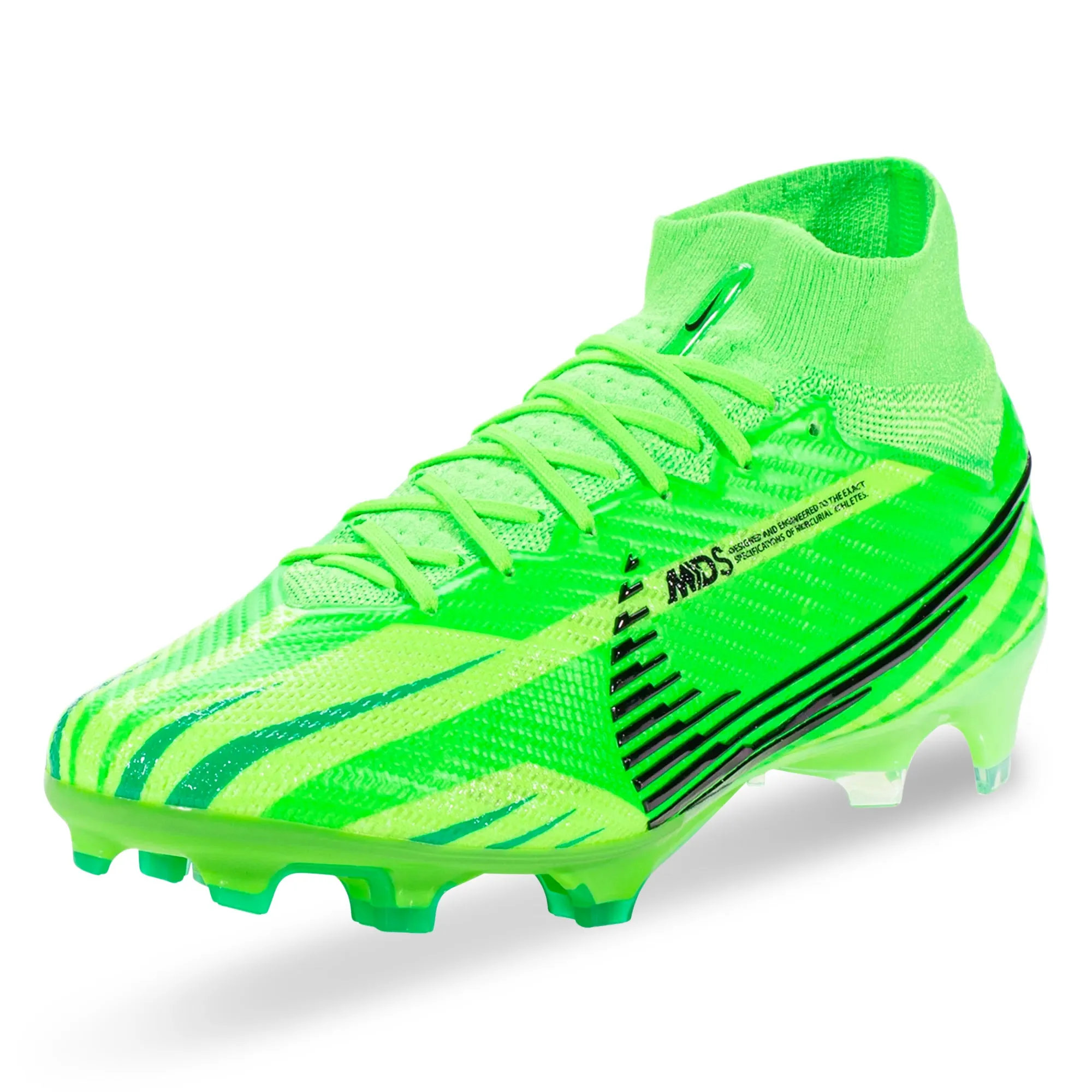 Nike Zoom Superfly 9 MDS Elite Firm Ground Soccer Cleats (Green Strike/Stadium Green) indoor tournament