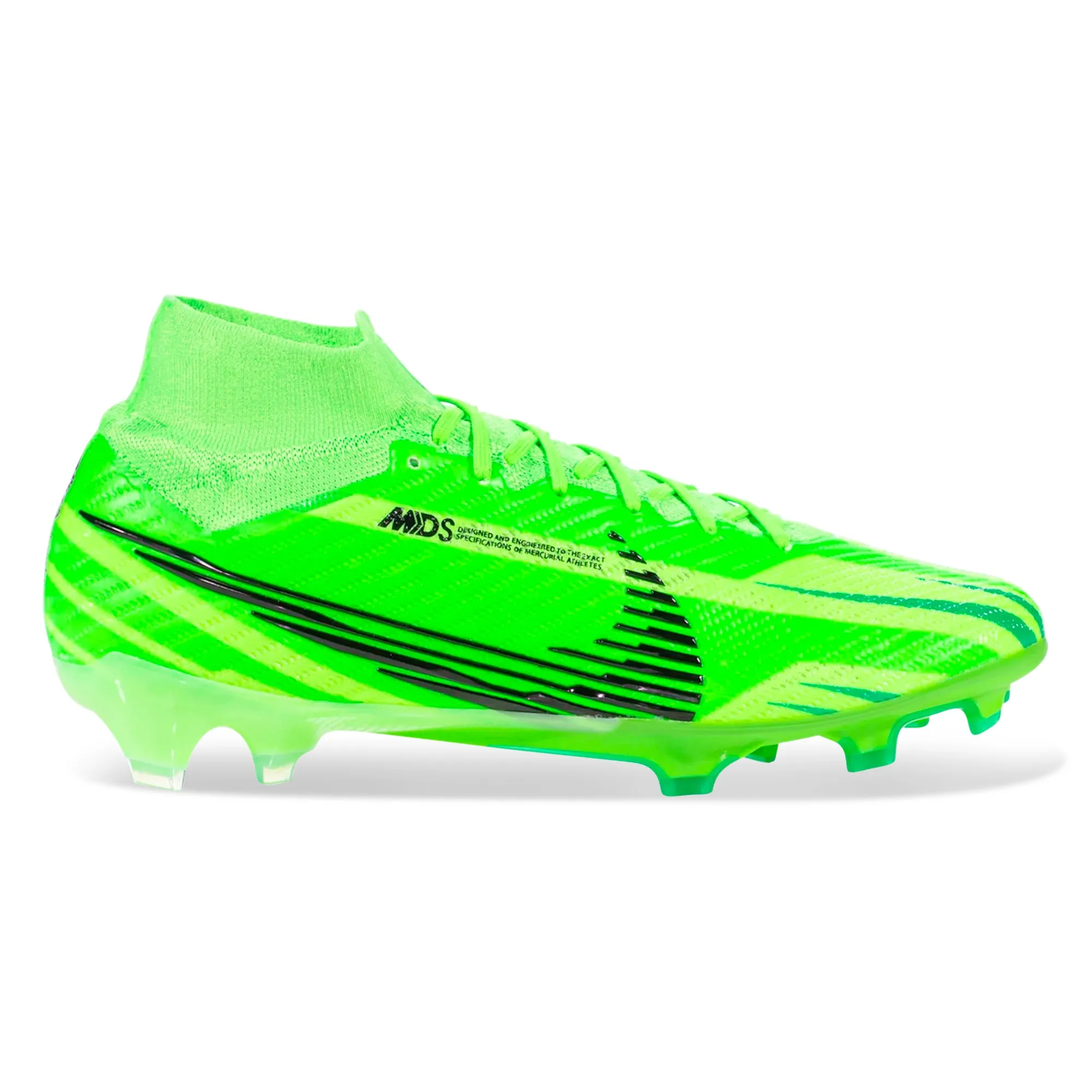 studio - use shoes Multi directional traction Nike Zoom Superfly 9 MDS Elite Firm Ground Soccer Cleats (Green Strike/Stadium Green)