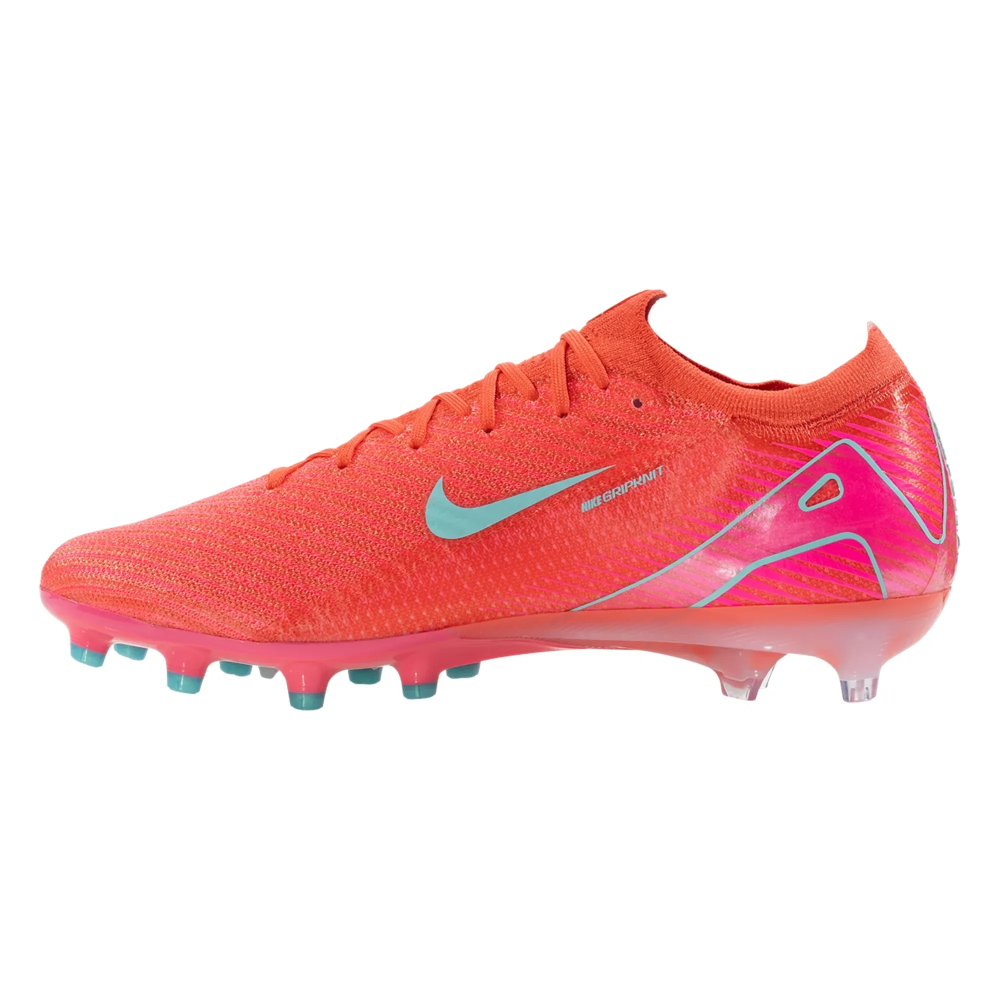 Nike Zoom Vapor 16 Elite AG-Pro Soccer Cleats (Ember Glow/Aurora Glow) Spring kids' sneakers endurance exercise