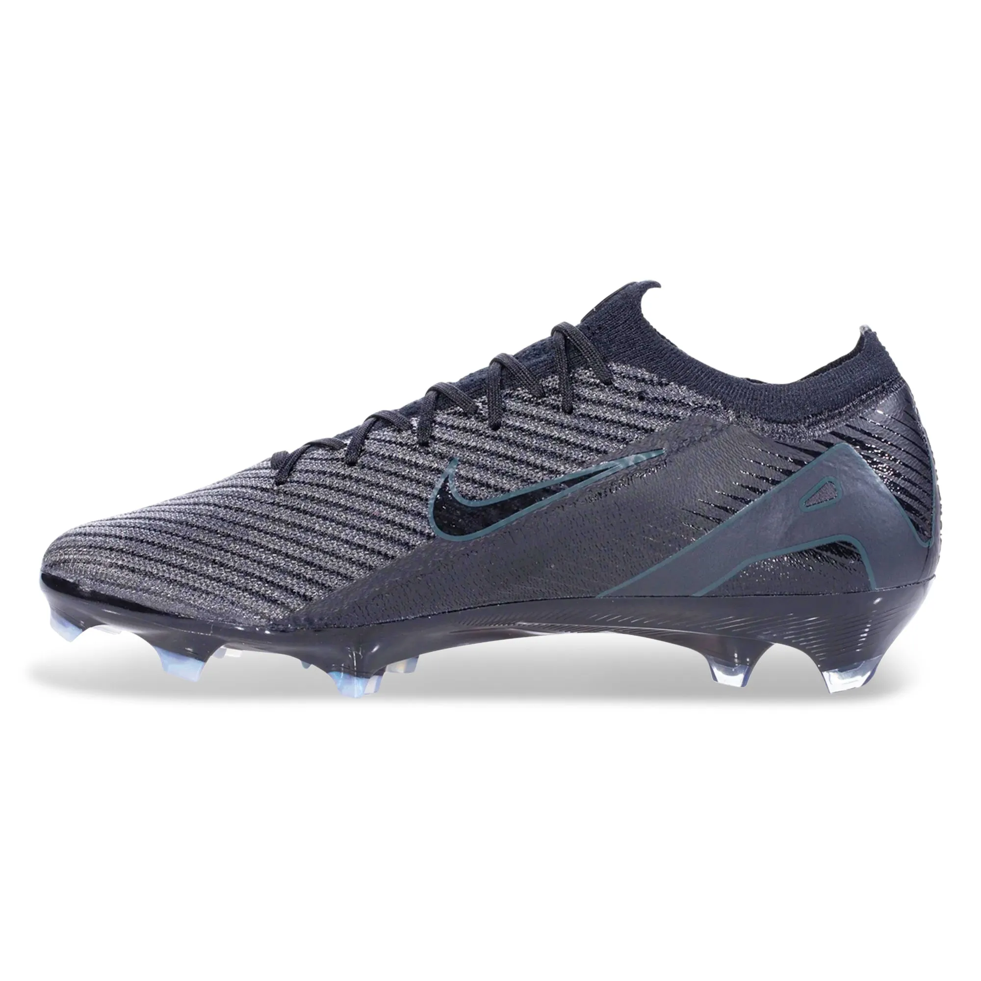 Nike Zoom Vapor 16 Elite FG Soccer Cleats (Black/Deep Jungle) foot care products wide - upper shoes