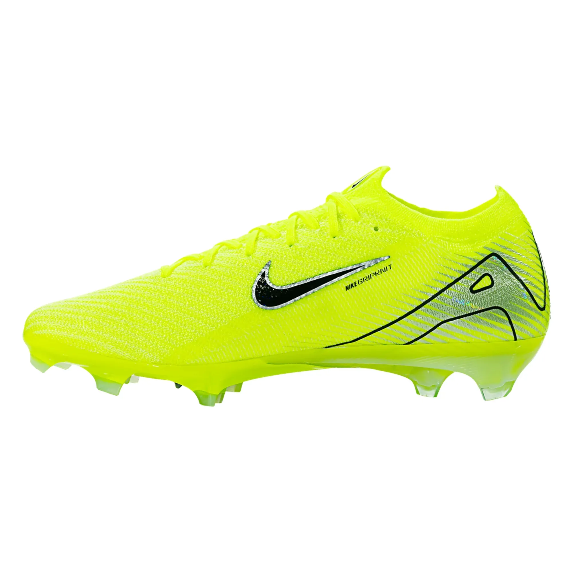 Nike Zoom Vapor 16 Elite FG Soccer Cleats (Volt/Black) Anti Odor Casual boots